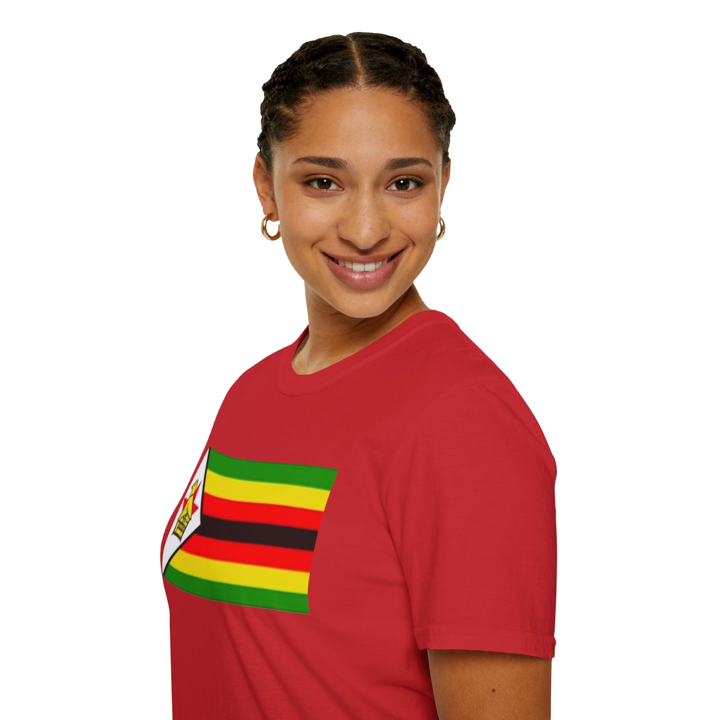 Unisex Softstyle T-Shirt -- Zimbabwe