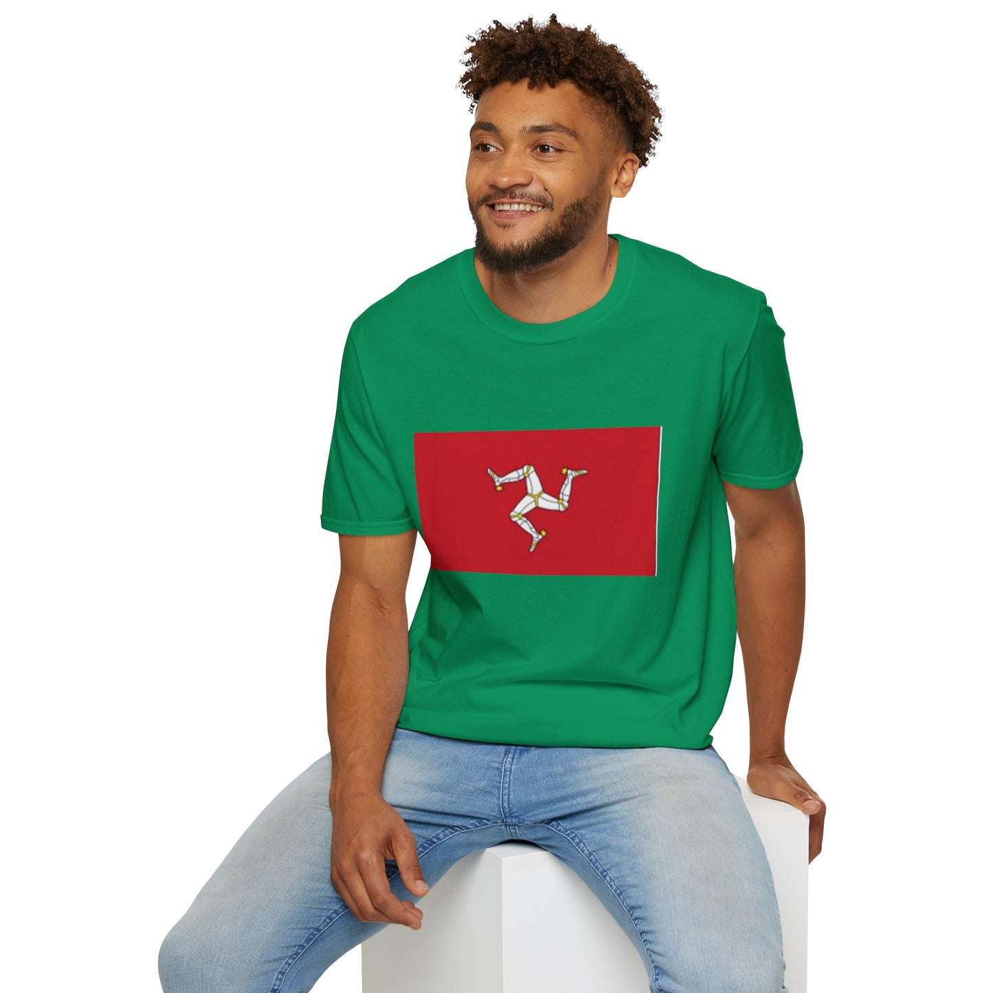 Unisex Softstyle T-Shirt -- Isle of Man