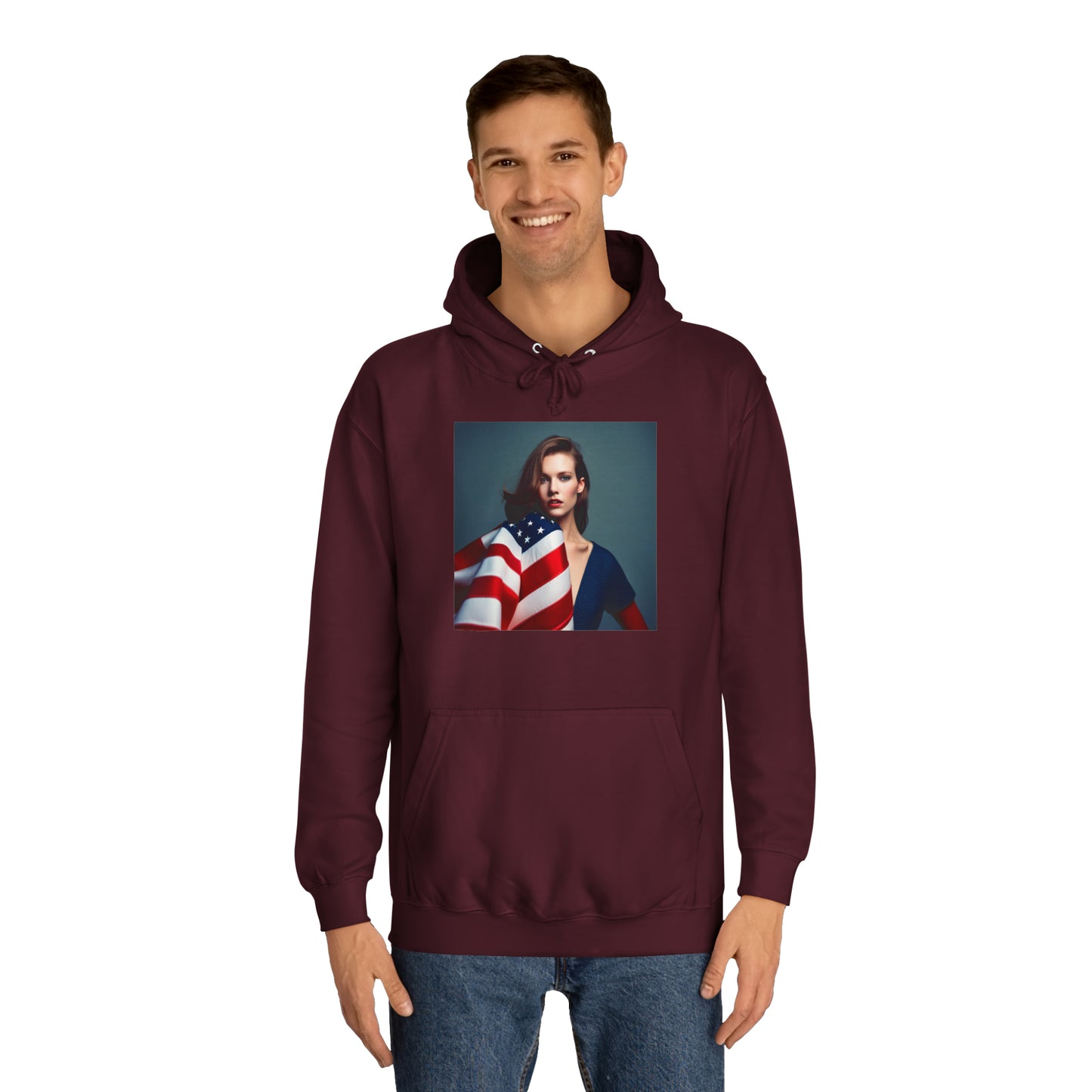 Unisex College Hoodie USA