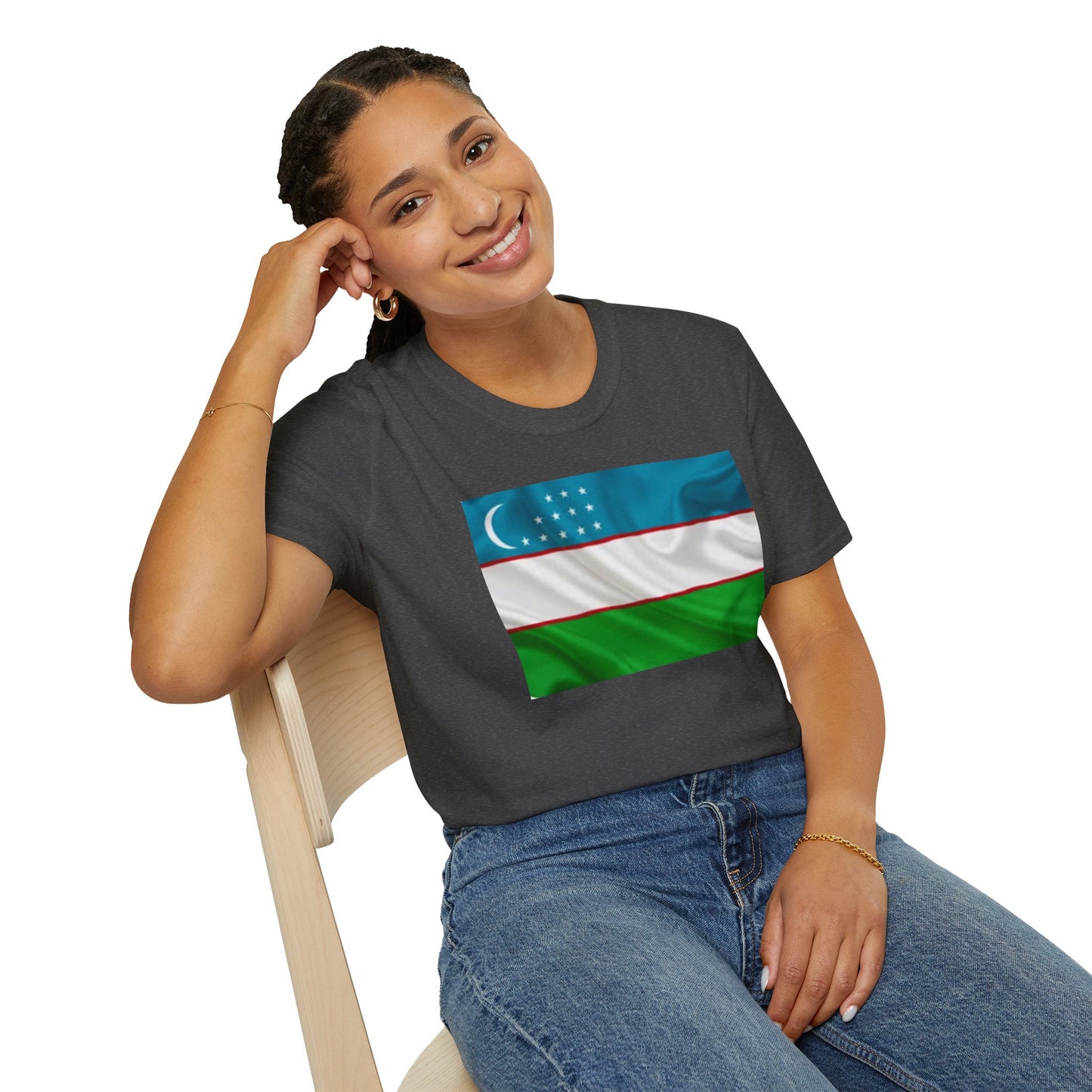 Unisex Softstyle T-Shirt -- Uzbekistan