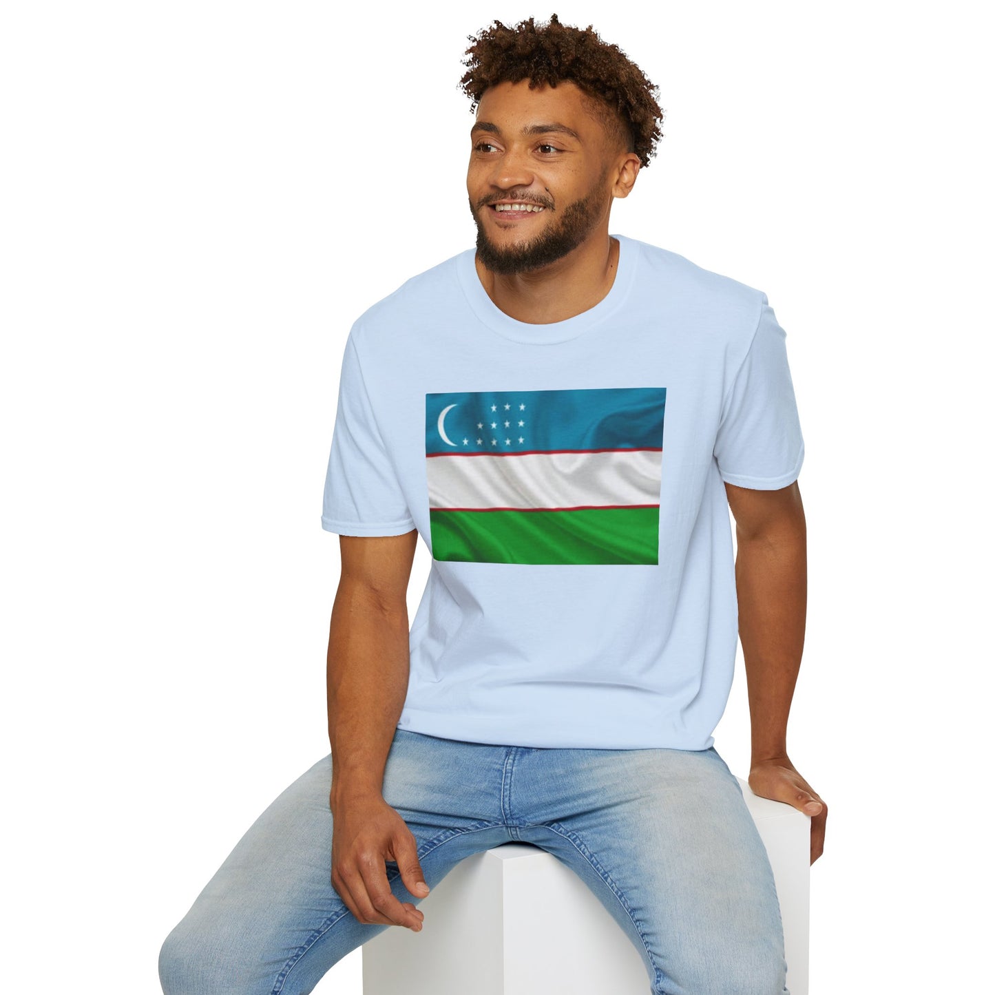 Unisex Softstyle T-Shirt -- Uzbekistan