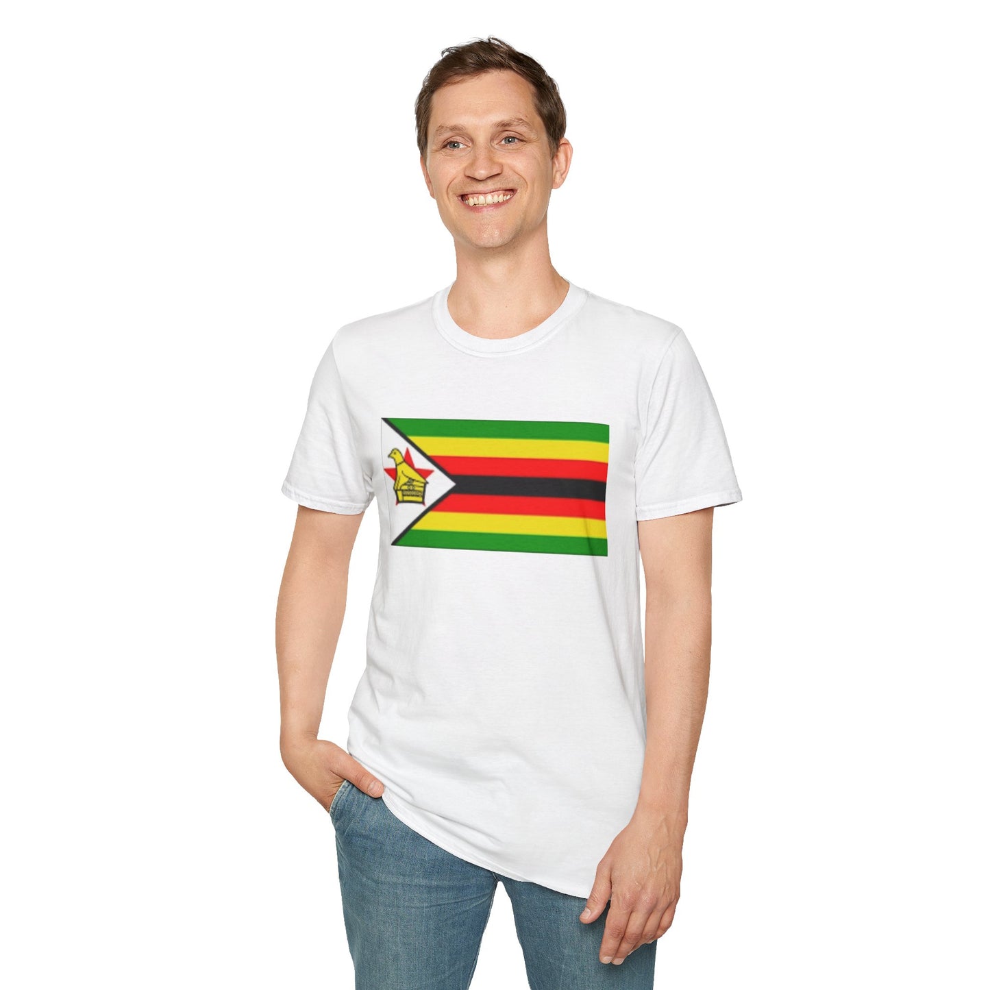 Unisex Softstyle T-Shirt -- Zimbabwe