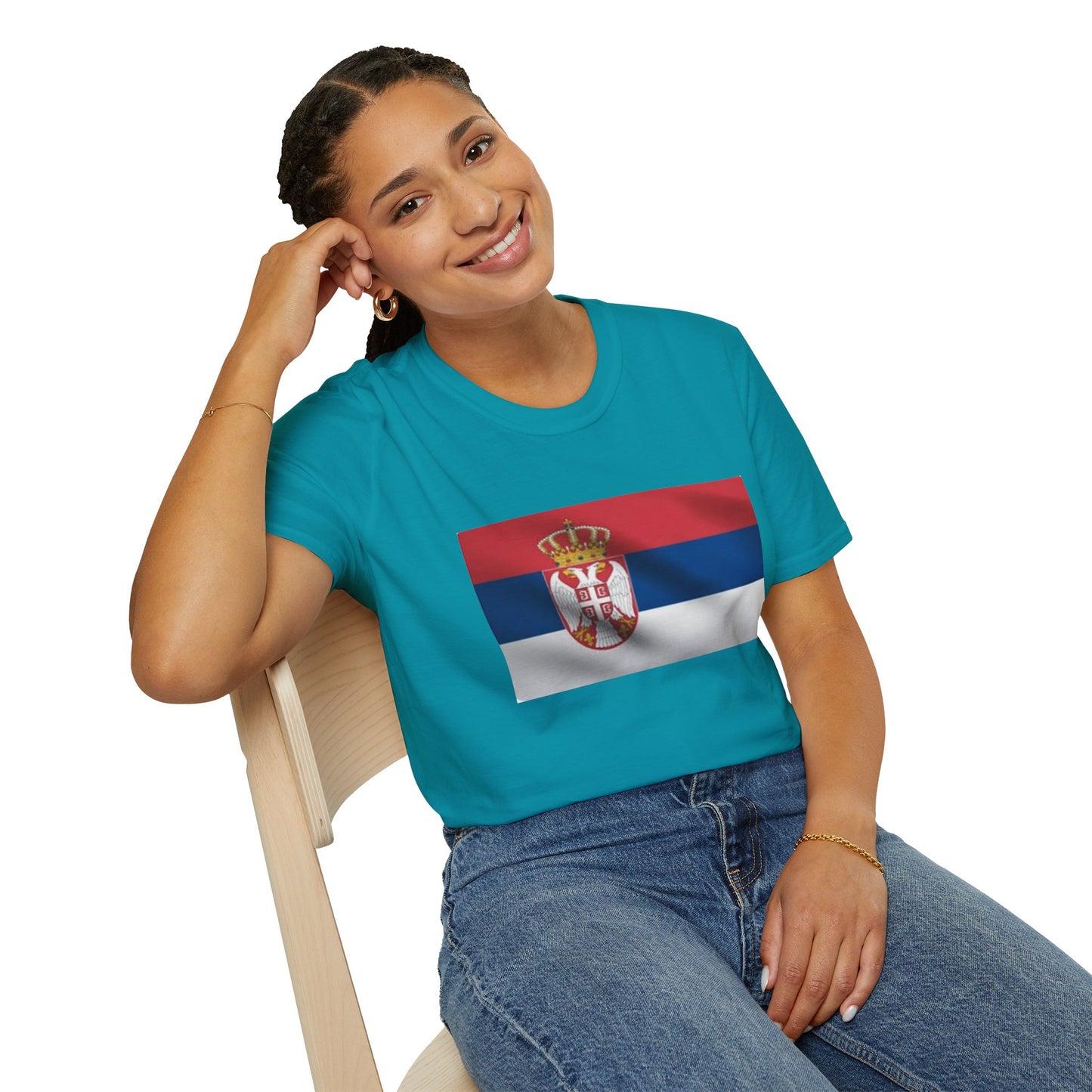 Unisex Softstyle T-Shirt -- Serbia