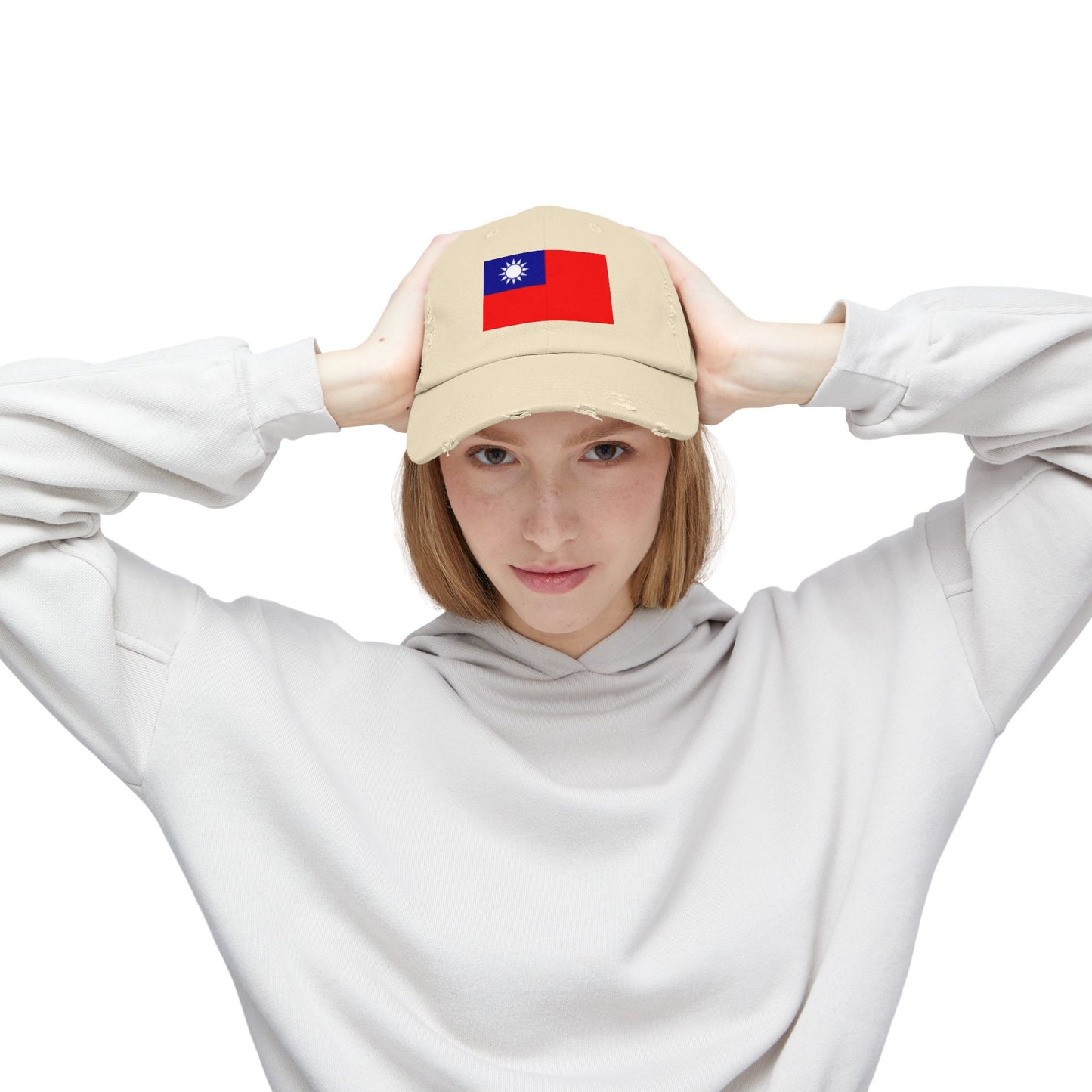 Unisex Distressed Cap -- Taiwan