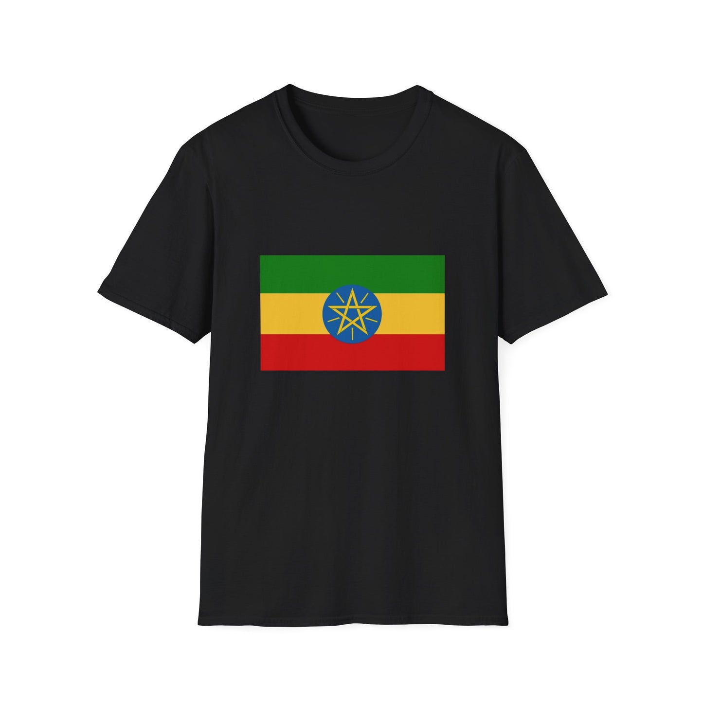 Unisex Softstyle T-Shirt -- Ethiopia Federal Flag