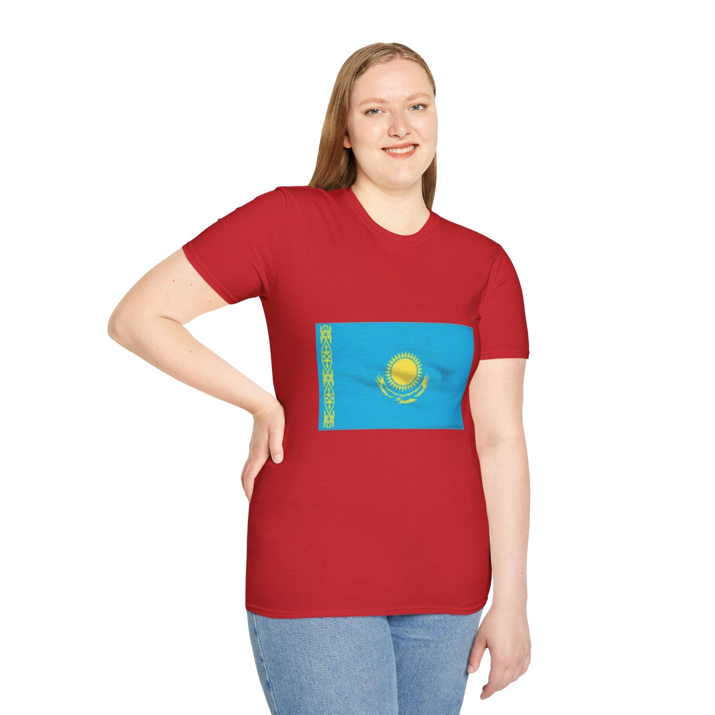 Unisex Softstyle T-Shirt -- Kazakhstan