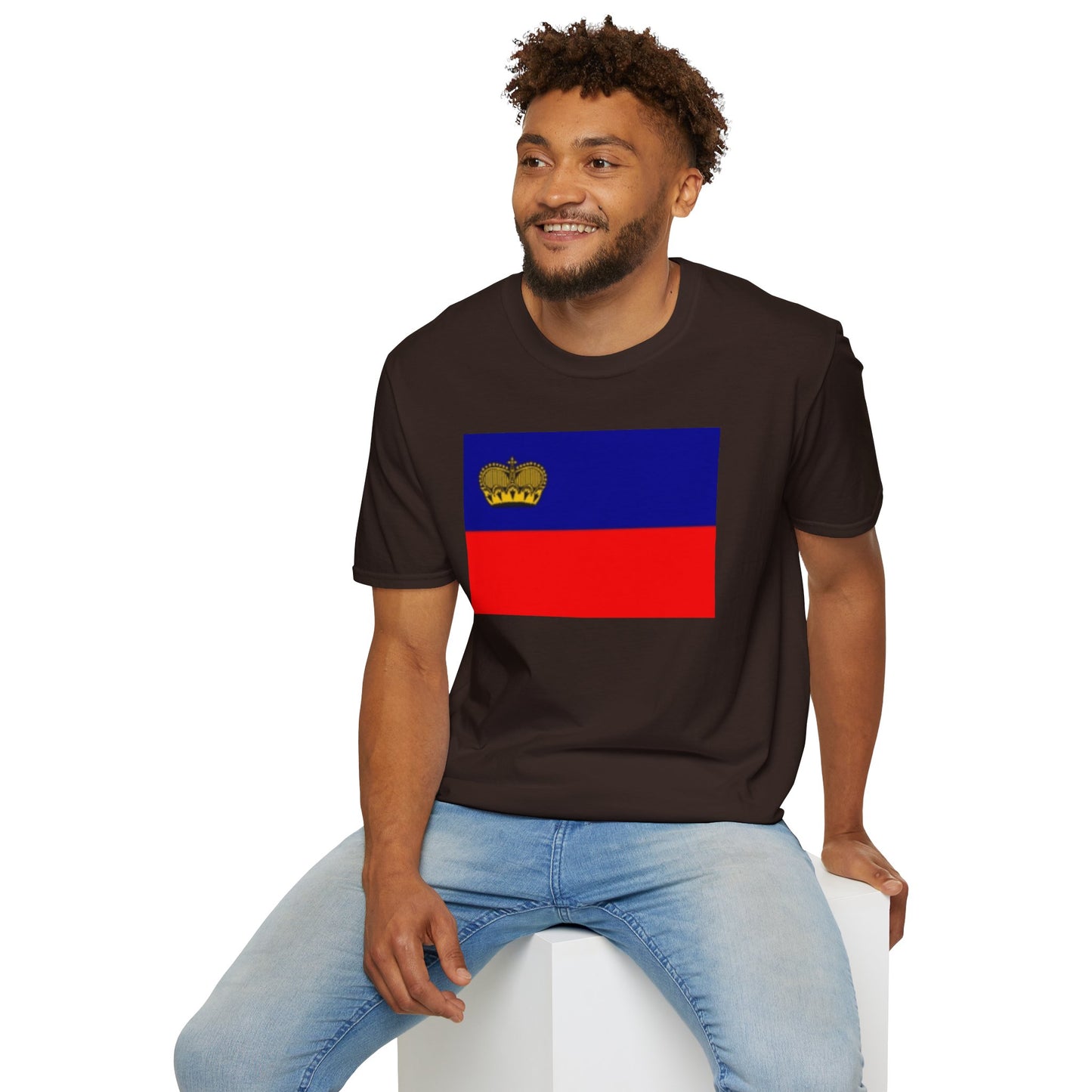 Unisex Softstyle T-Shirt -- Liechtenstein