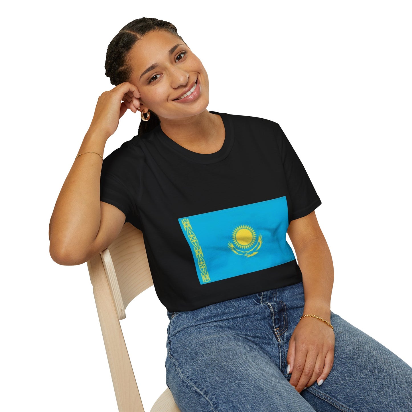 Unisex Softstyle T-Shirt -- Kazakhstan