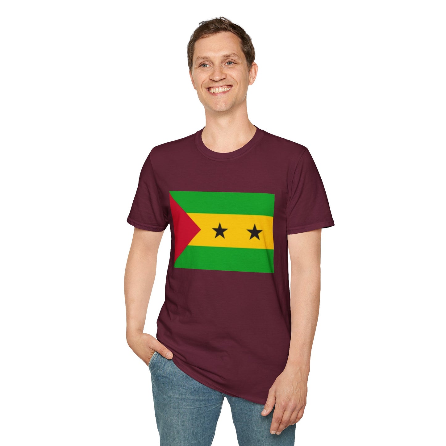 Unisex Softstyle T-Shirt -- Sao Tome and Principe
