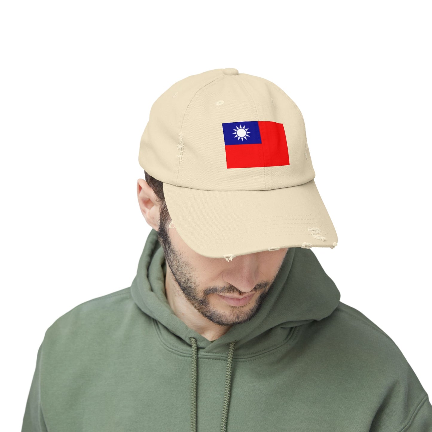 Unisex Distressed Cap -- Taiwan
