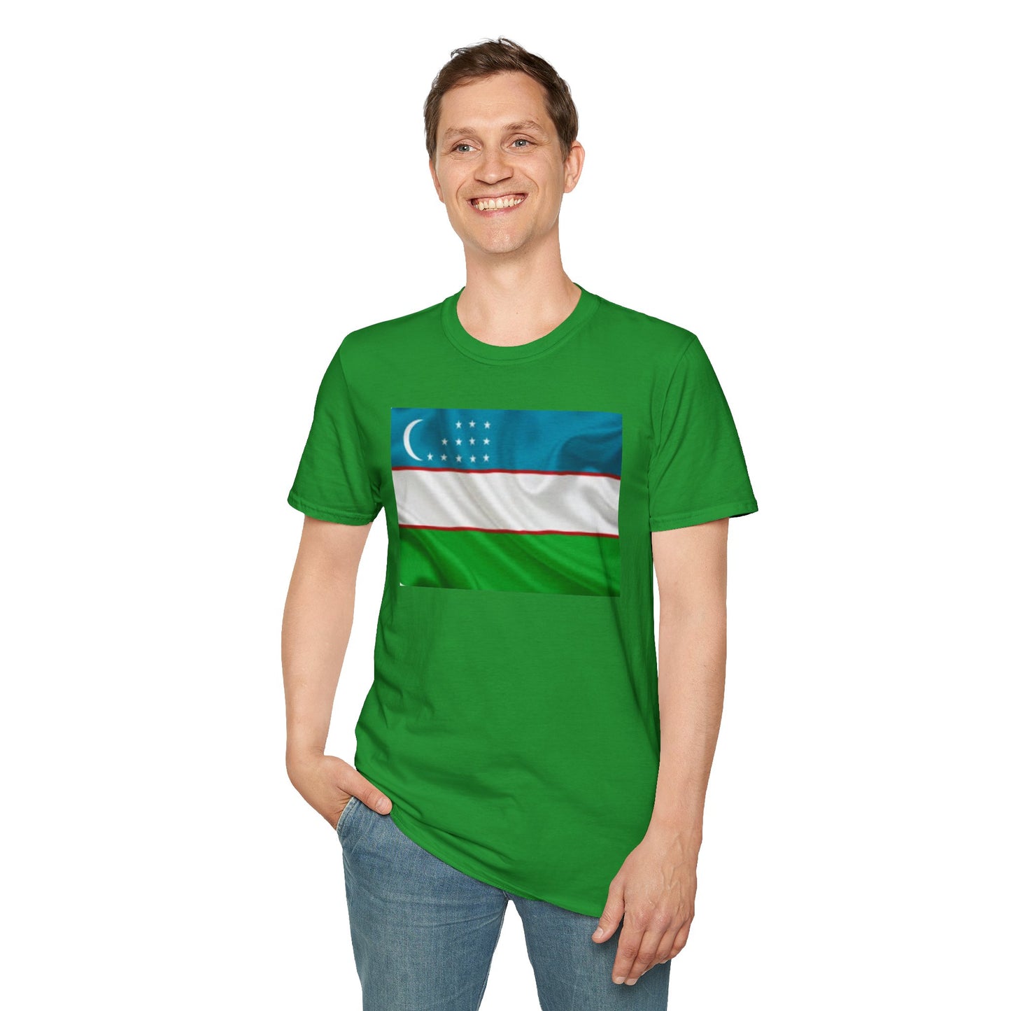 Unisex Softstyle T-Shirt -- Uzbekistan