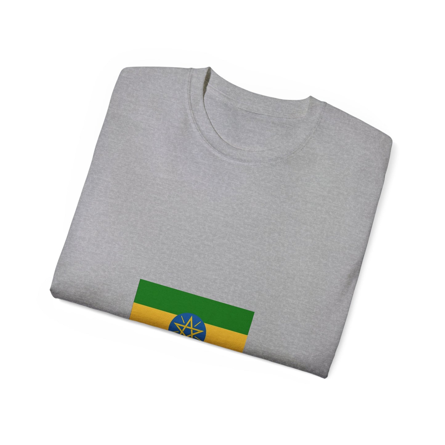 Unisex Ultra Cotton Tee -- Ethiopian Federal Flag Tshirt