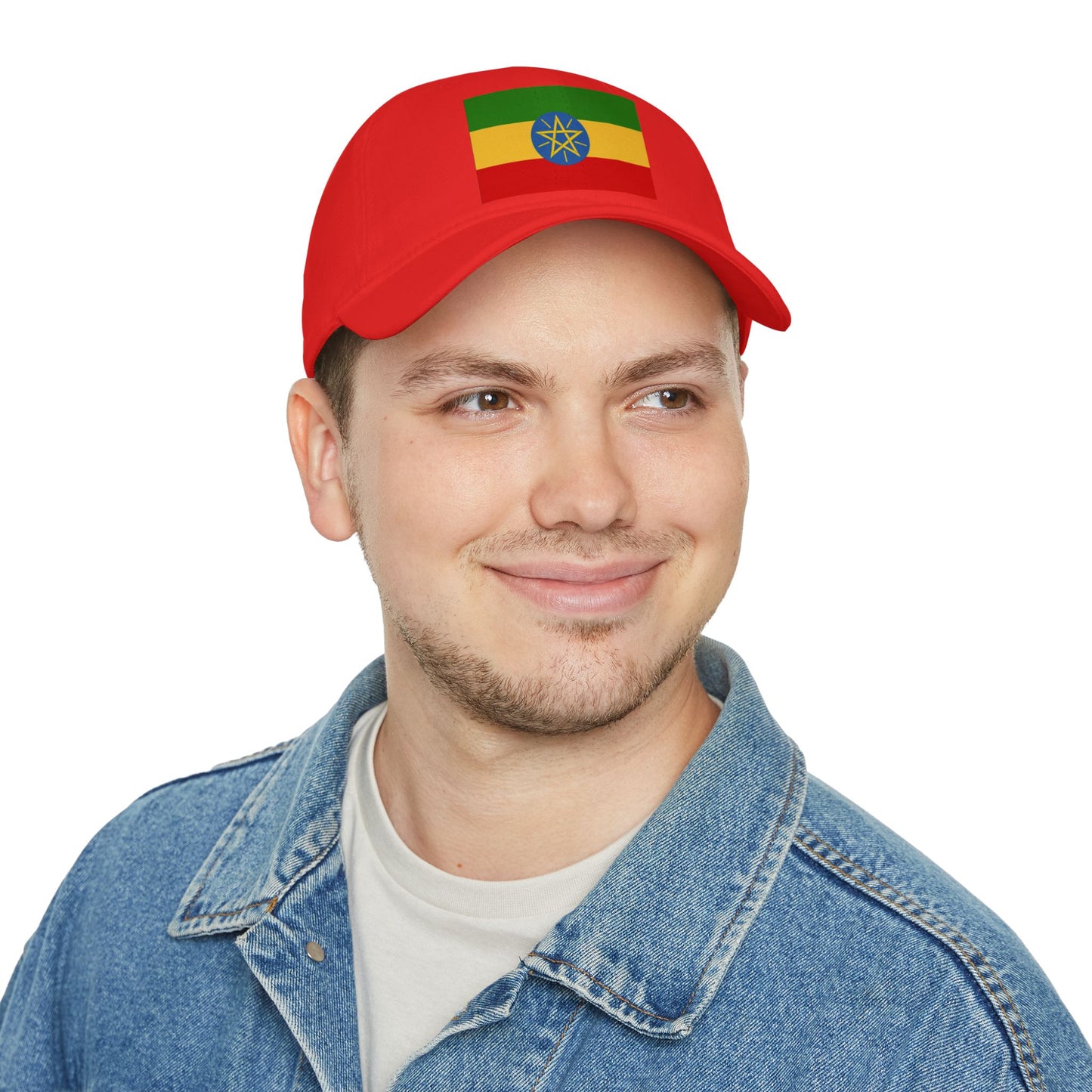 Low Profile Baseball Cap -- Ethiopian Federal Flag