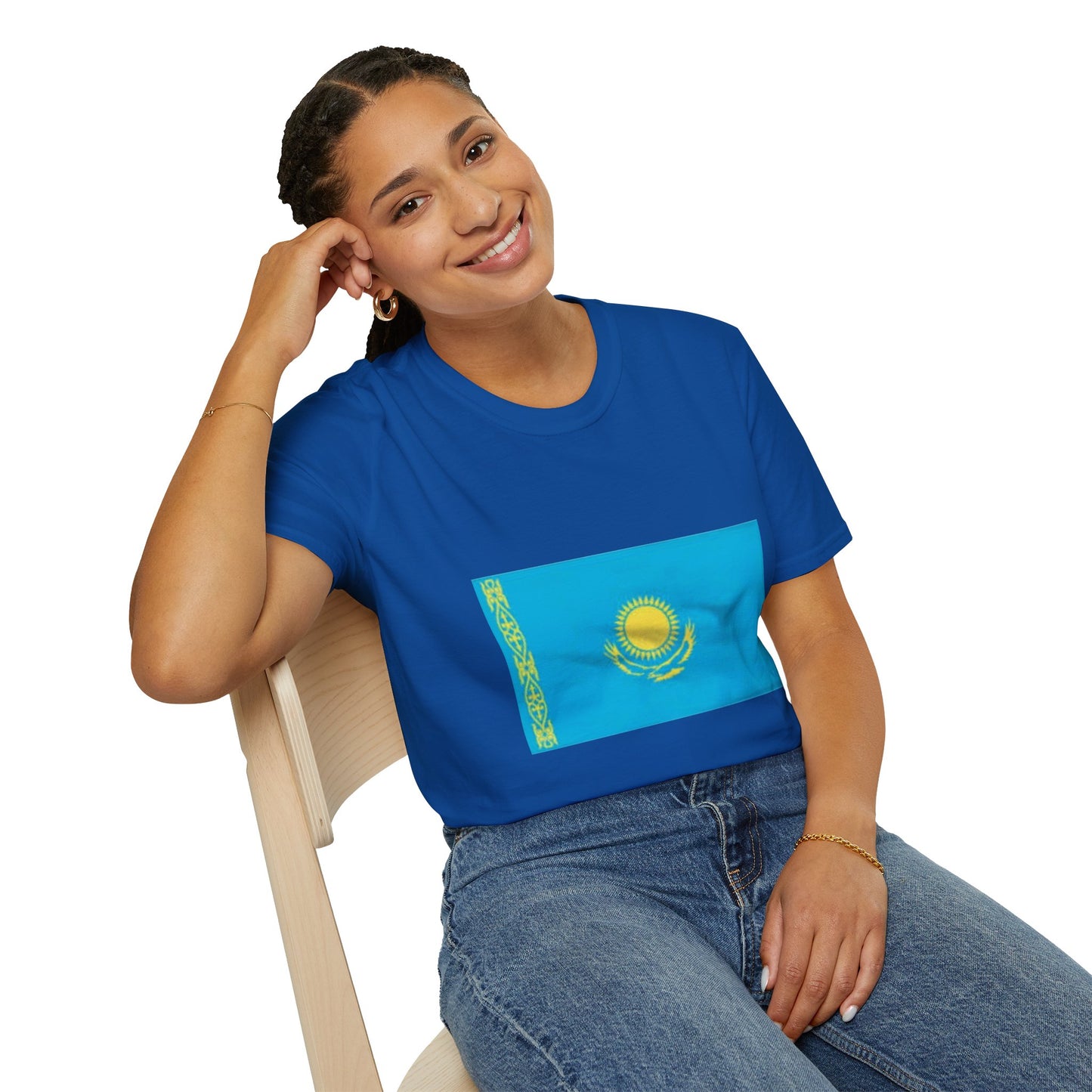 Unisex Softstyle T-Shirt -- Kazakhstan