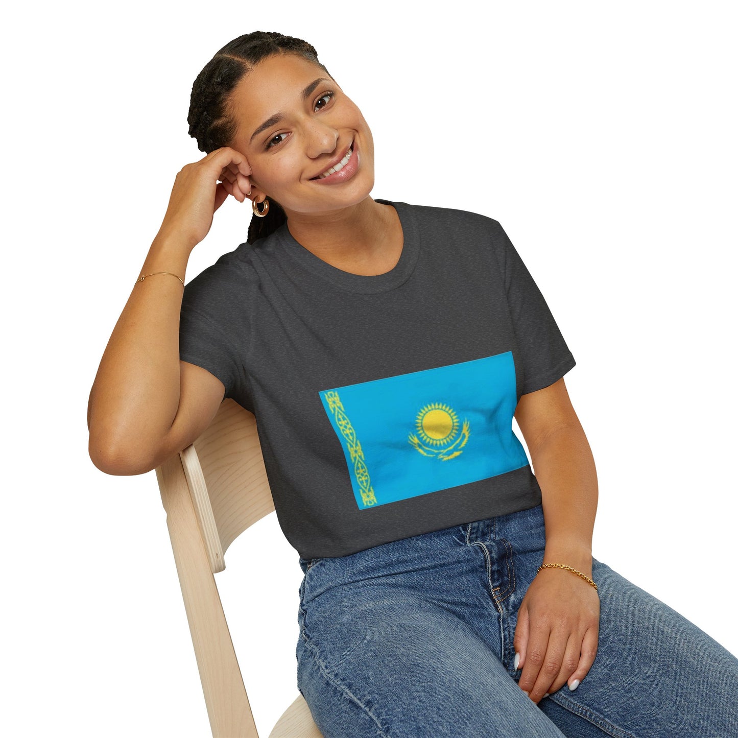 Unisex Softstyle T-Shirt -- Kazakhstan