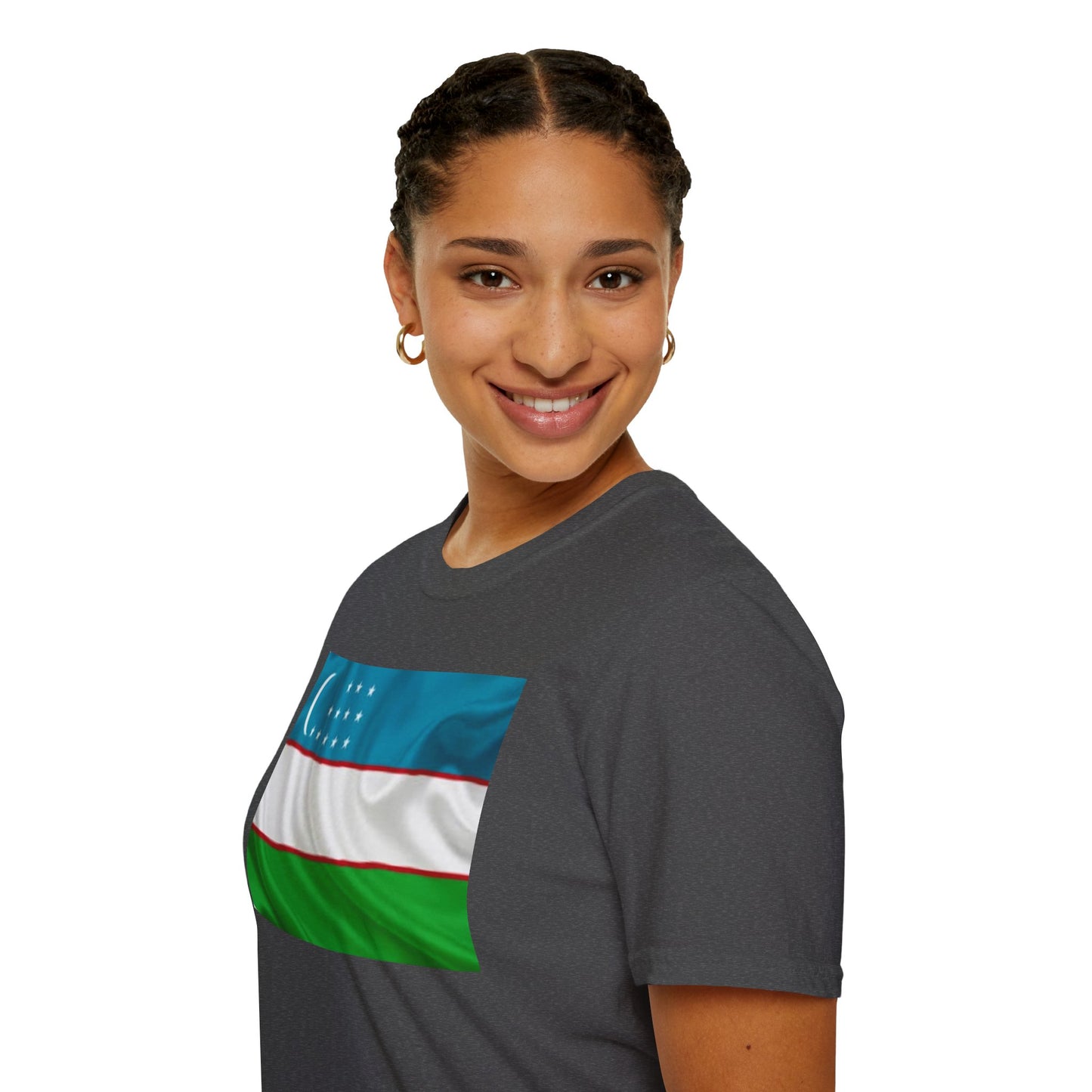 Unisex Softstyle T-Shirt -- Uzbekistan