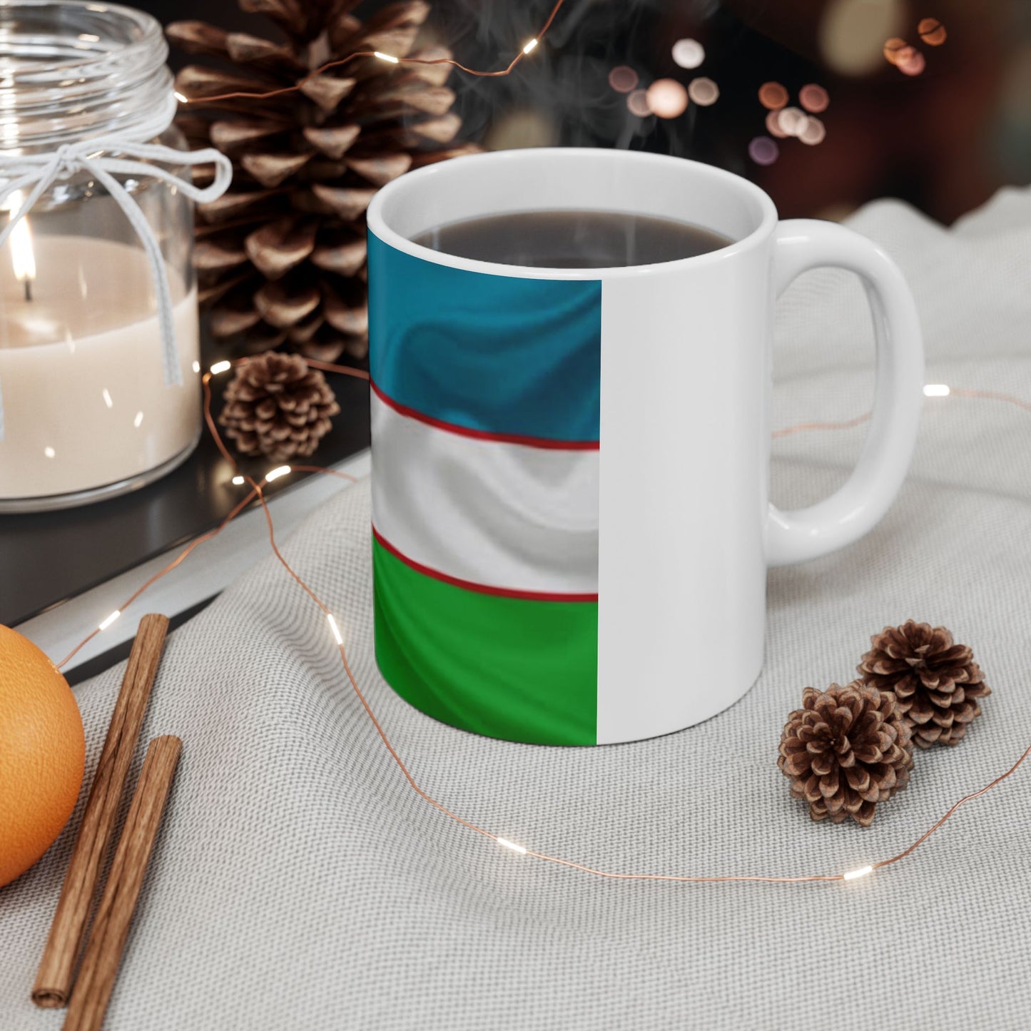 Ceramic Mug, 11oz -- Uzbekistan
