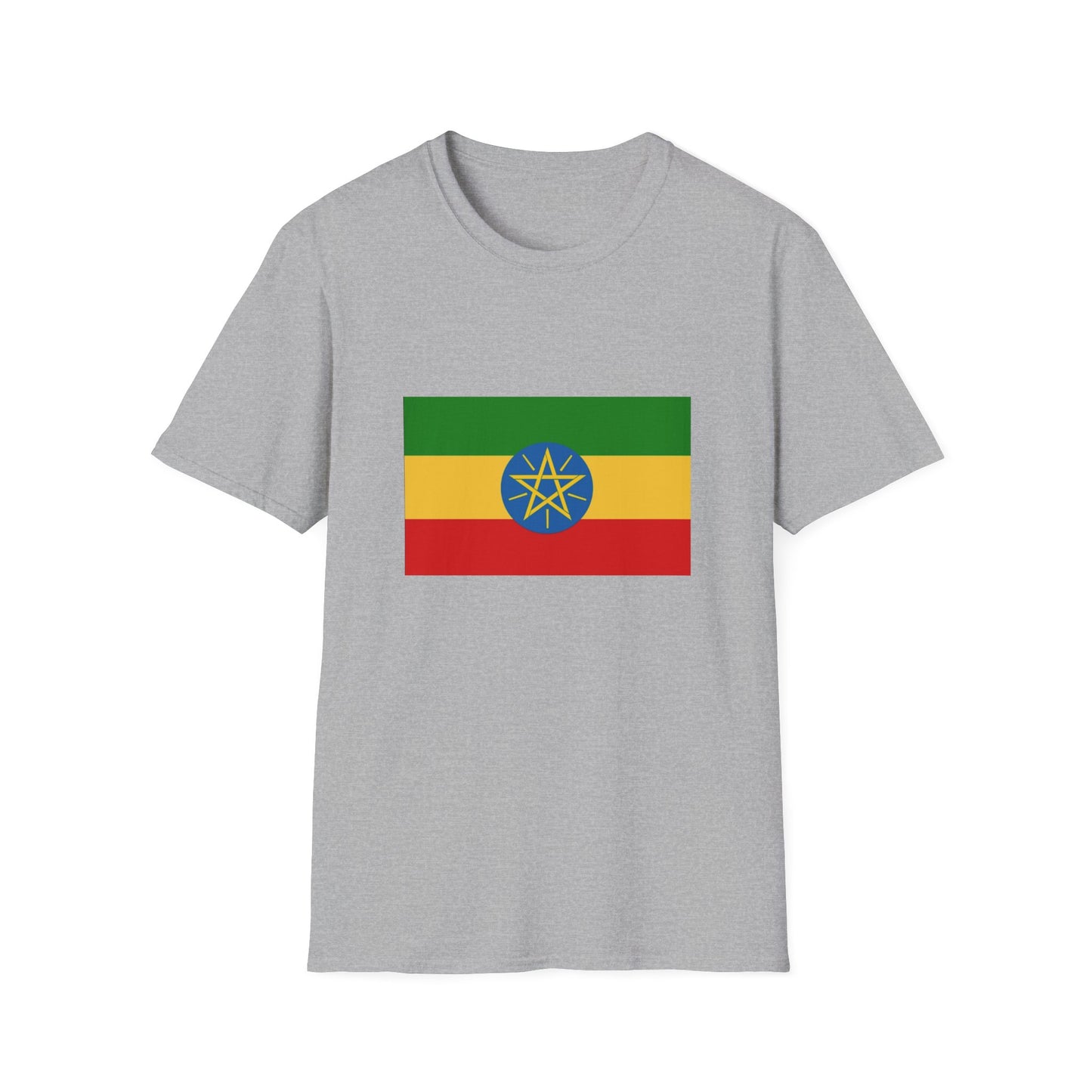Unisex Softstyle T-Shirt -- Ethiopia Federal Flag