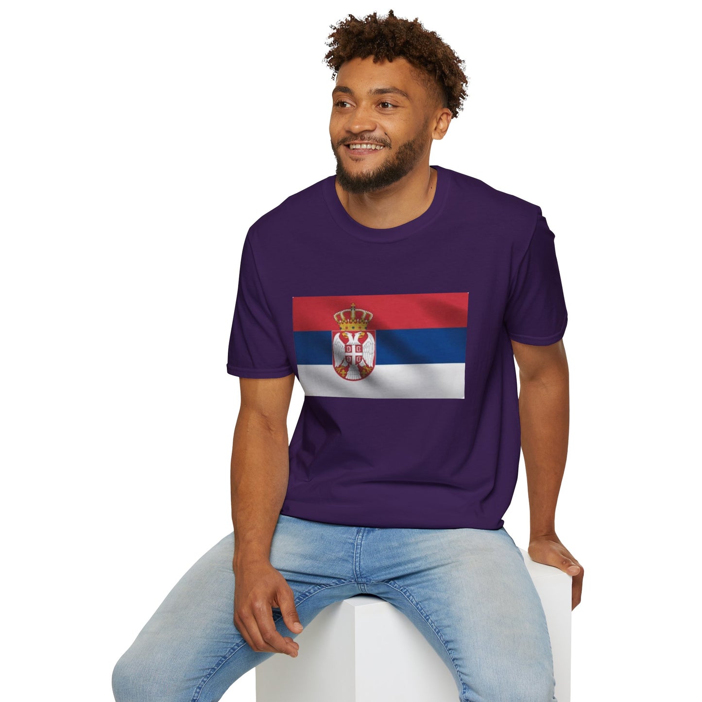 Unisex Softstyle T-Shirt -- Serbia