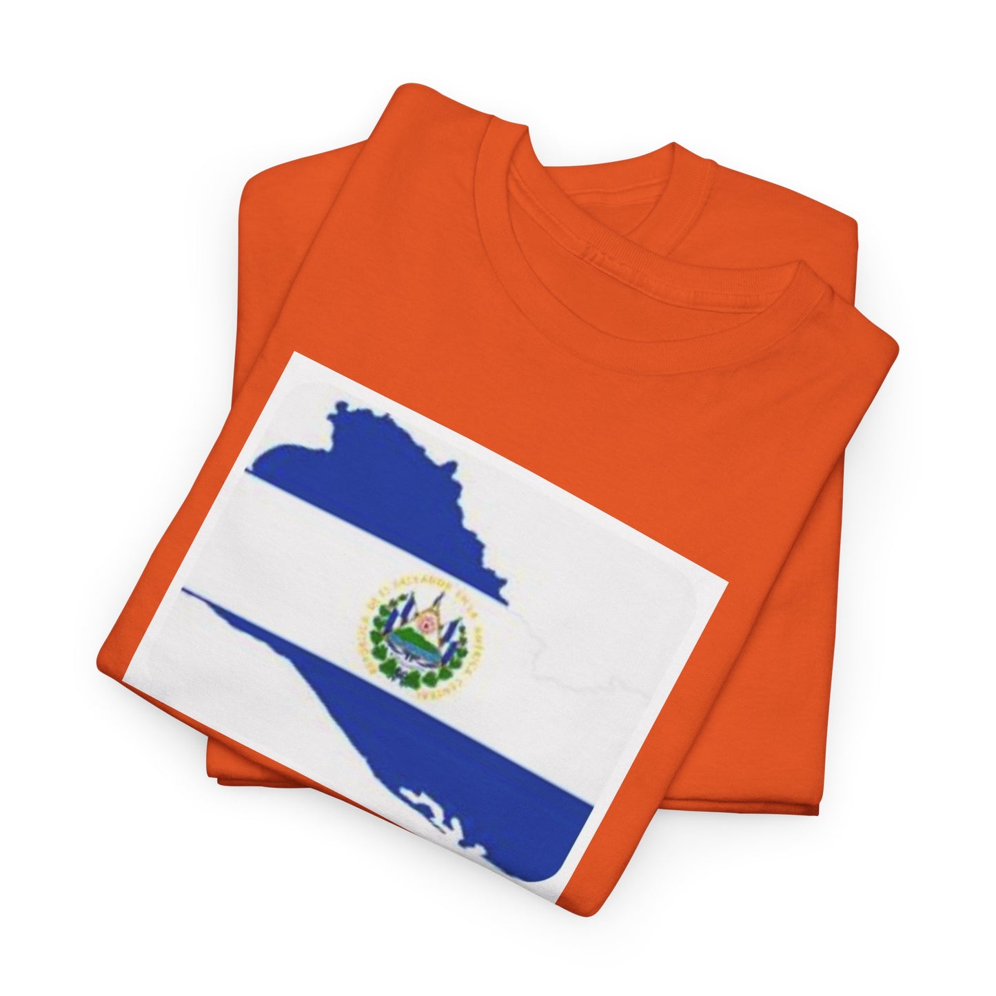 Unisex Heavy Cotton Tee -- el Salvador flag and map