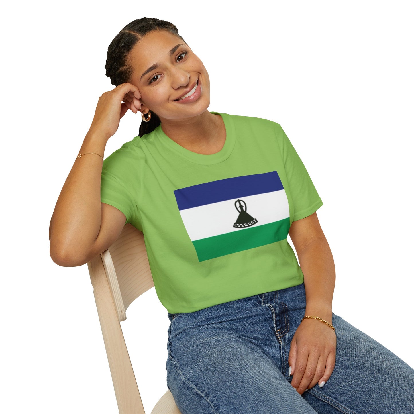 Unisex Softstyle T-Shirt -- Lesotho