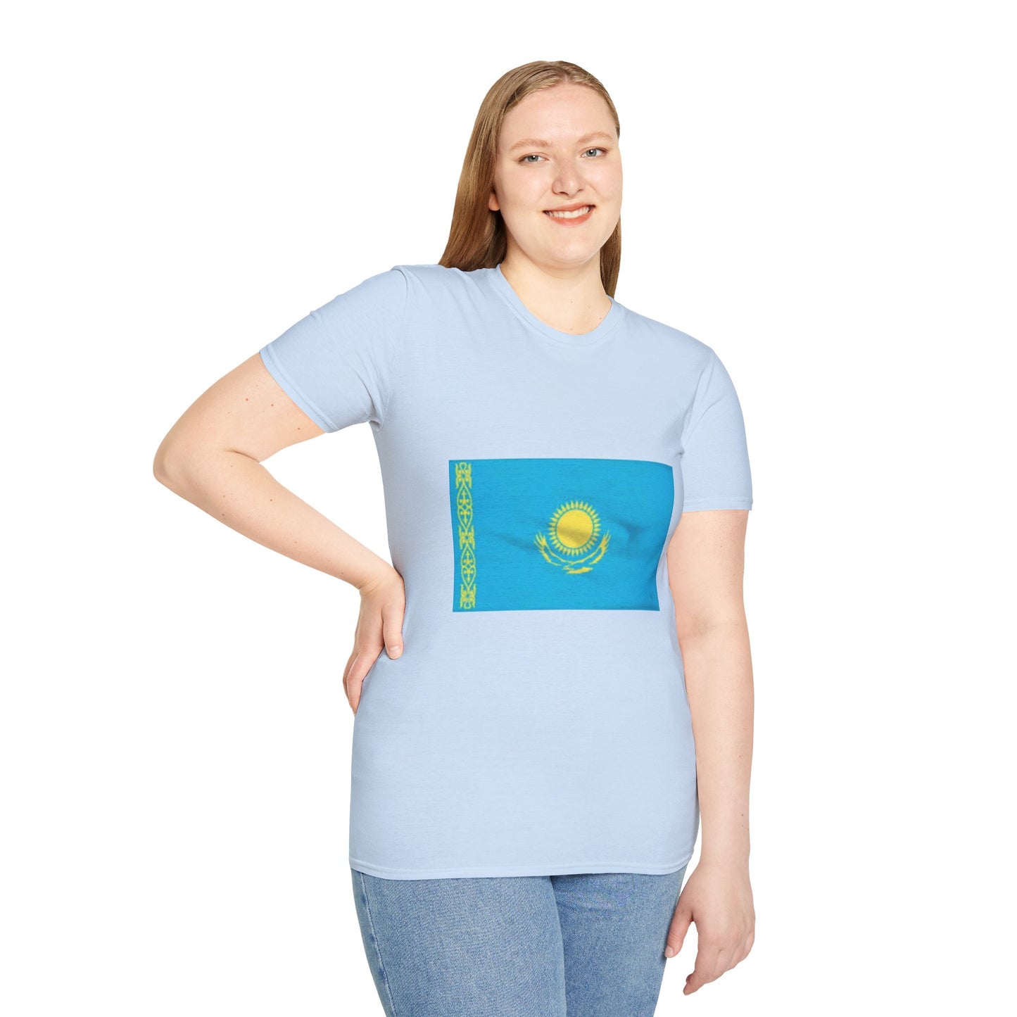 Unisex Softstyle T-Shirt -- Kazakhstan