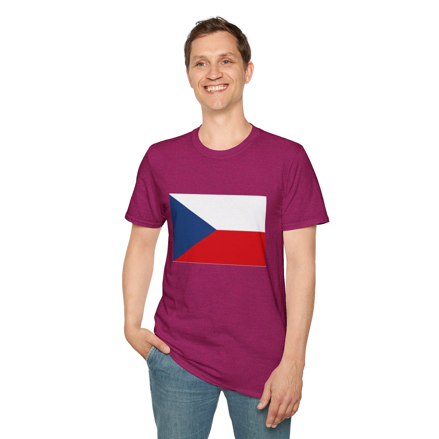 Unisex Softstyle T-Shirt -- Czechia