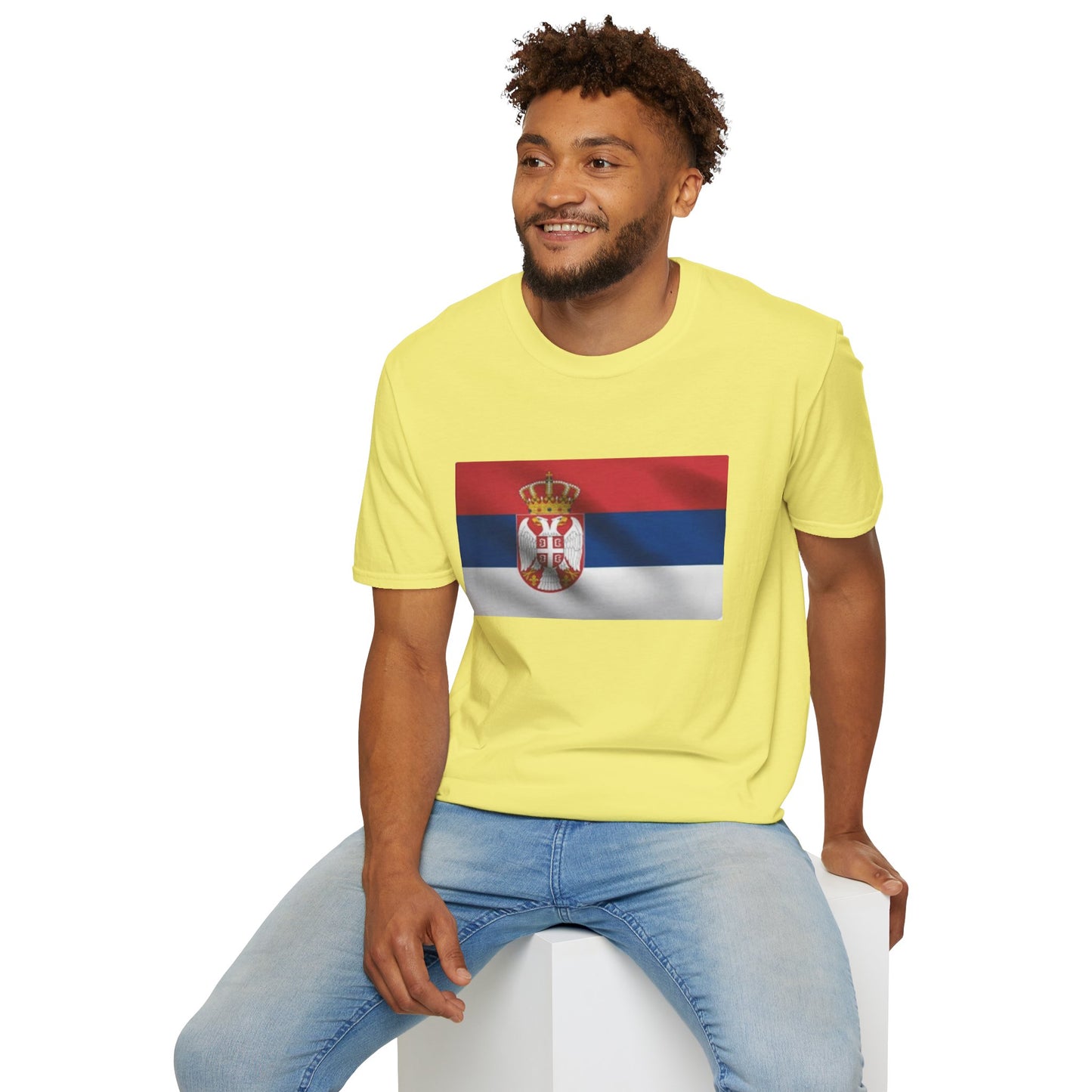 Unisex Softstyle T-Shirt -- Serbia