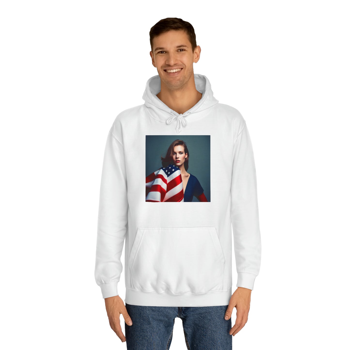Unisex College Hoodie USA