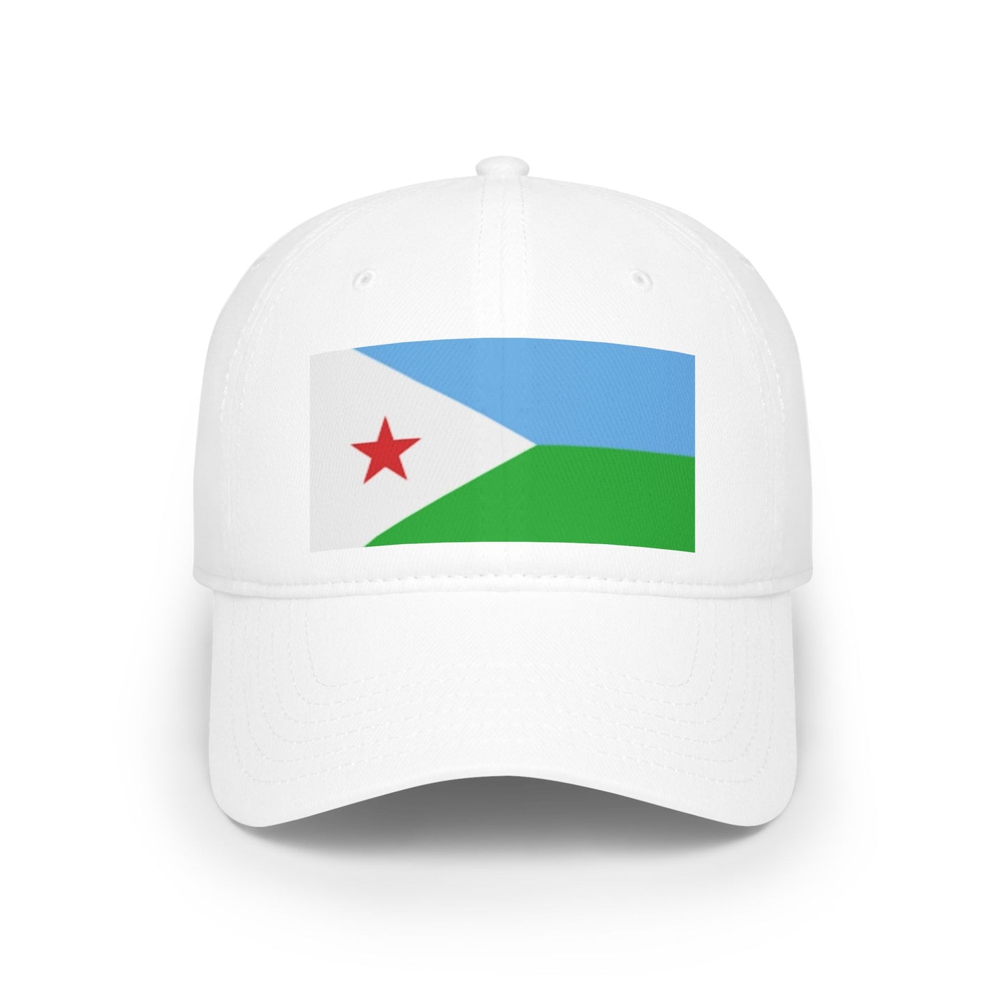 Low Profile Baseball Cap -- Djibouti
