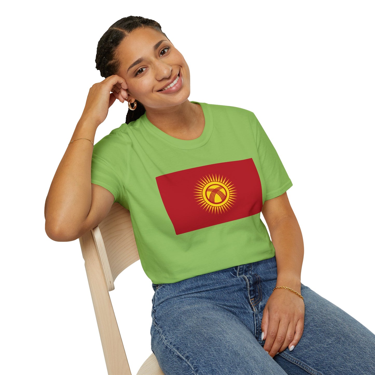 Unisex Softstyle T-Shirt -- Kyrgyzstan
