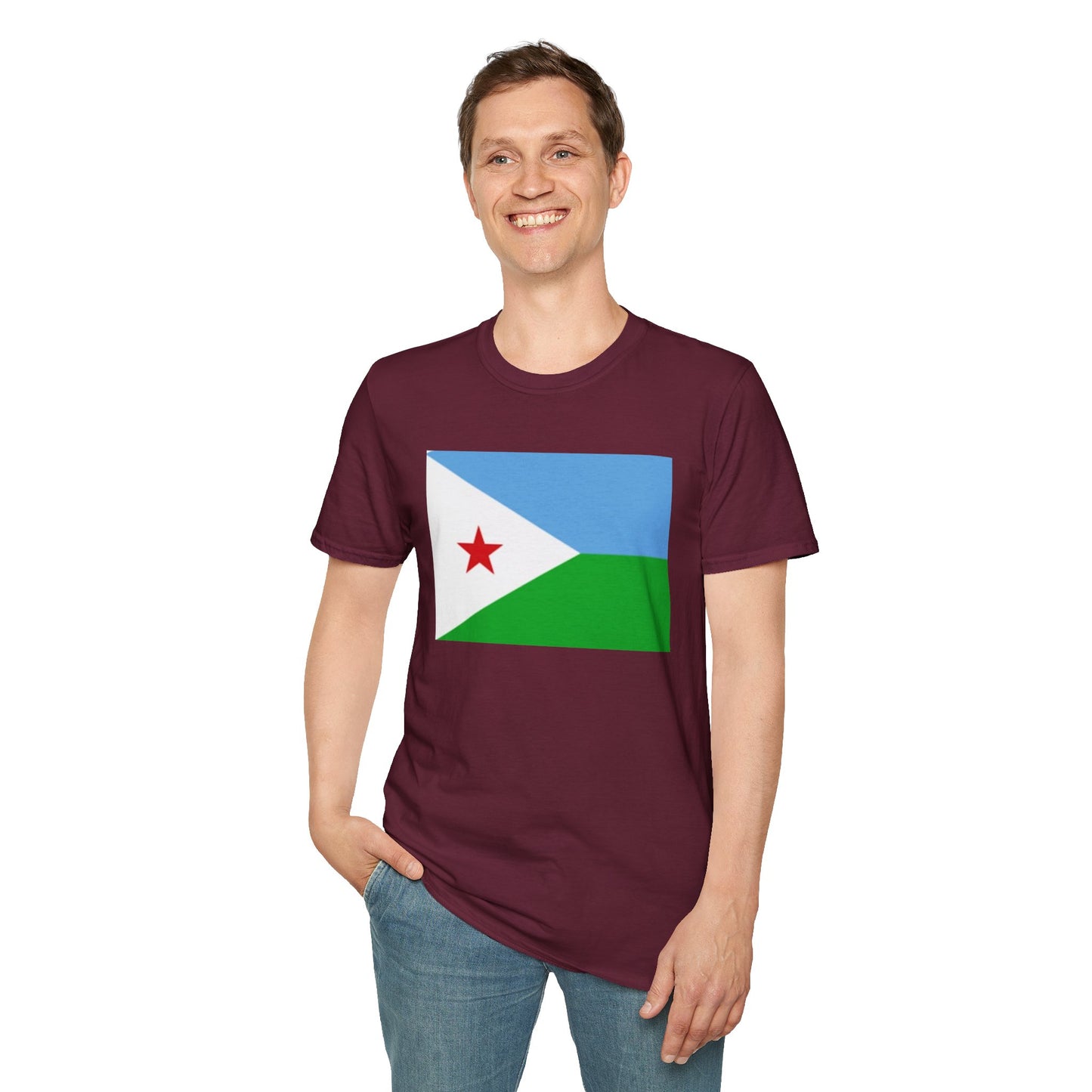 Unisex Softstyle T-Shirt -- Djibouti