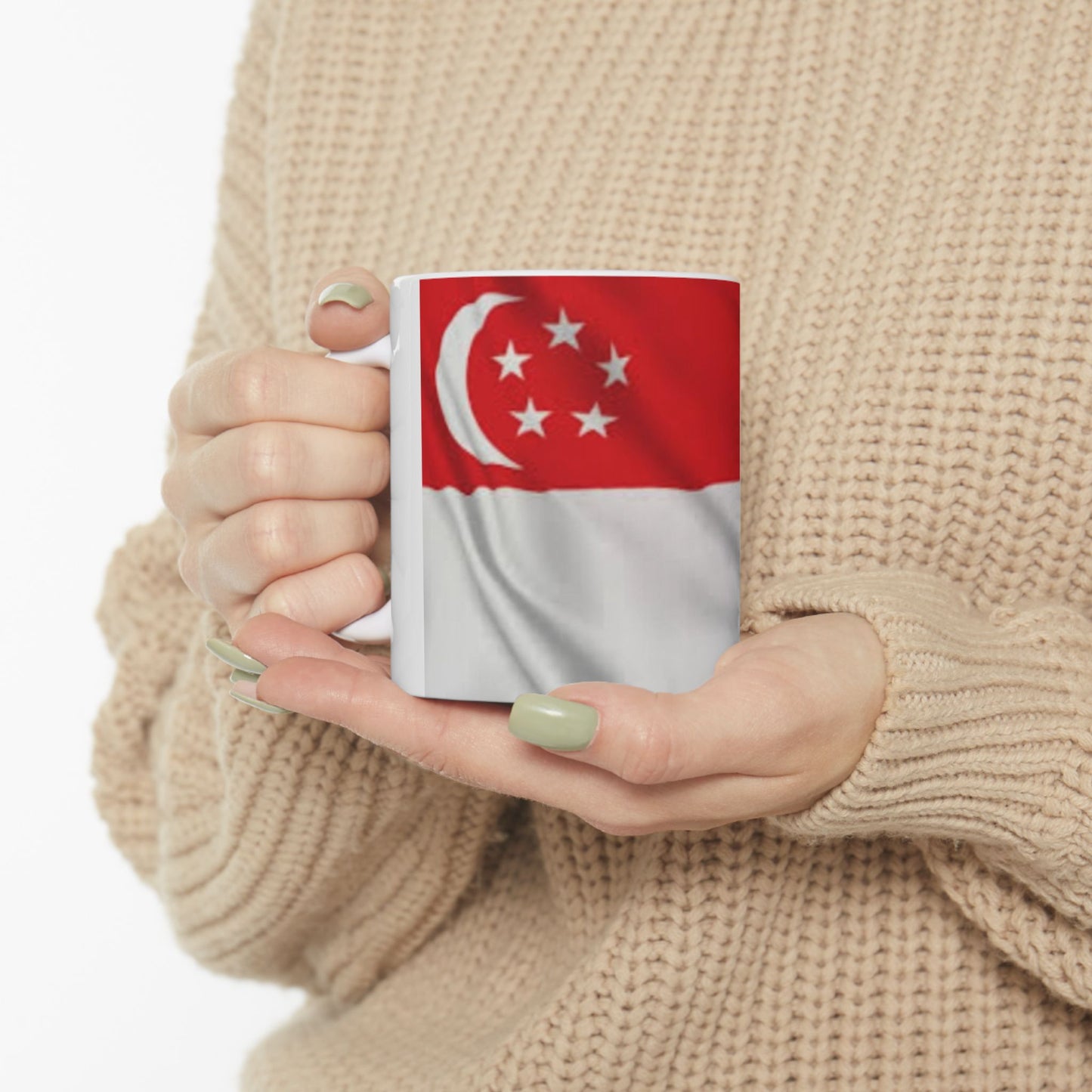 Ceramic Mug, 11oz -- Singapore