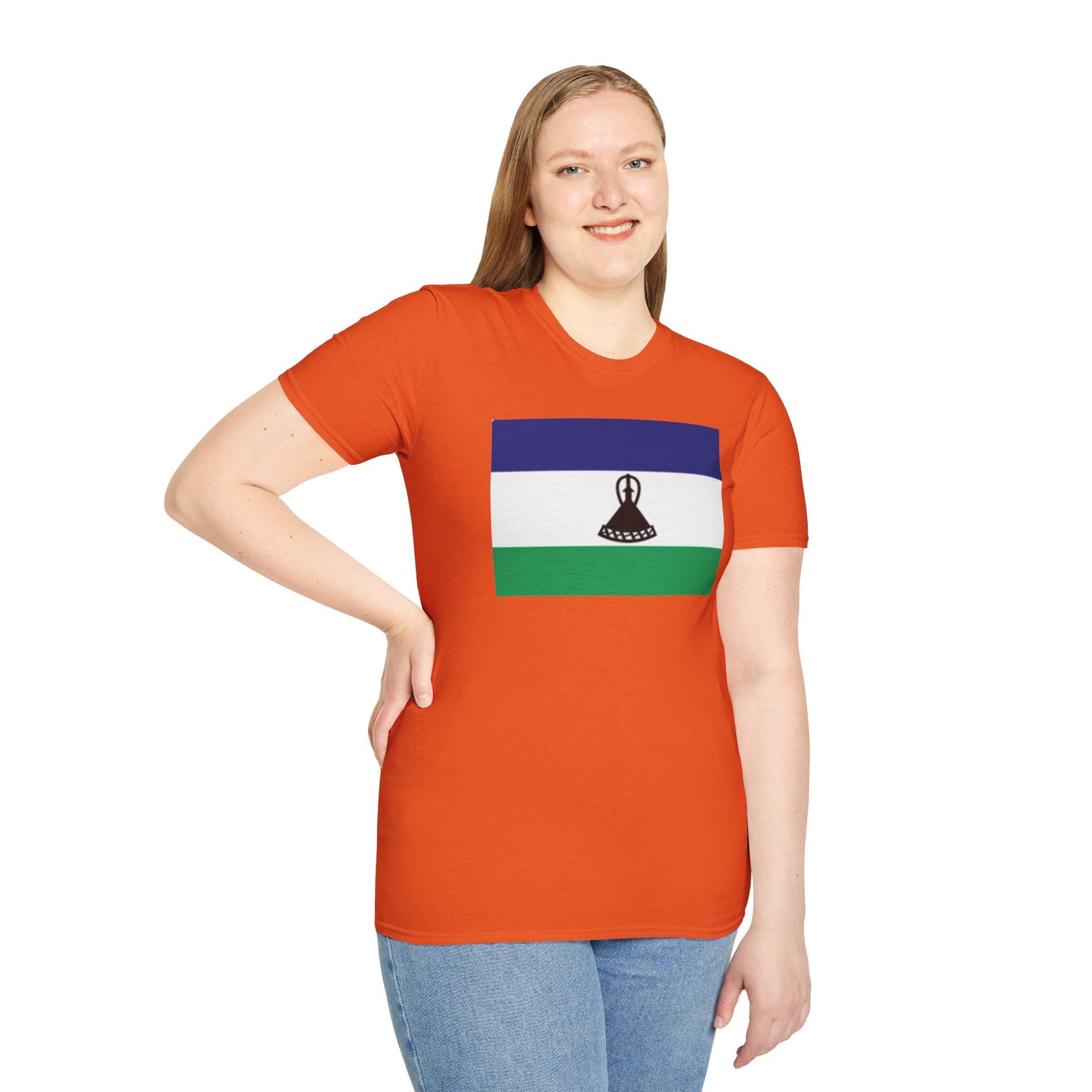 Unisex Softstyle T-Shirt -- Lesotho