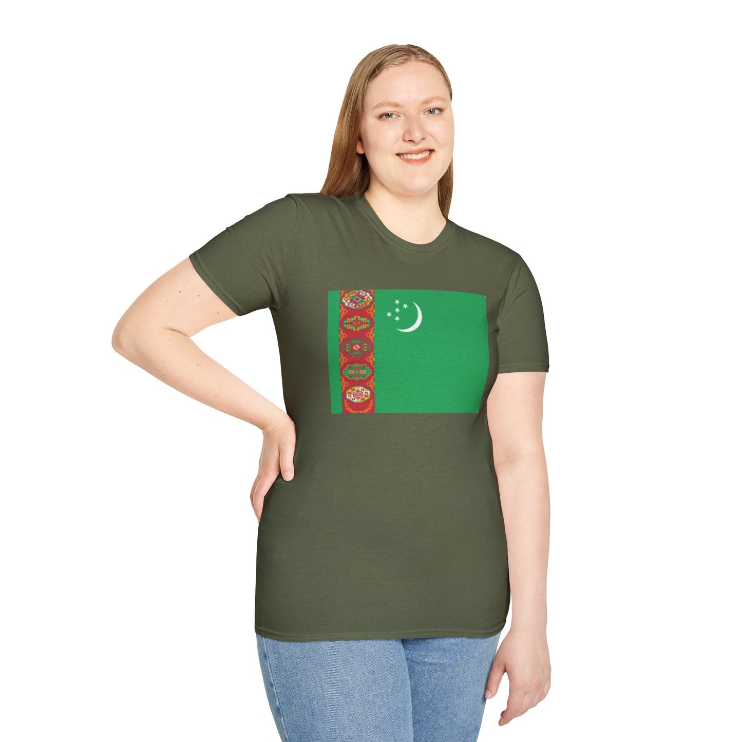 Unisex Softstyle T-Shirt -- Turkmenistan