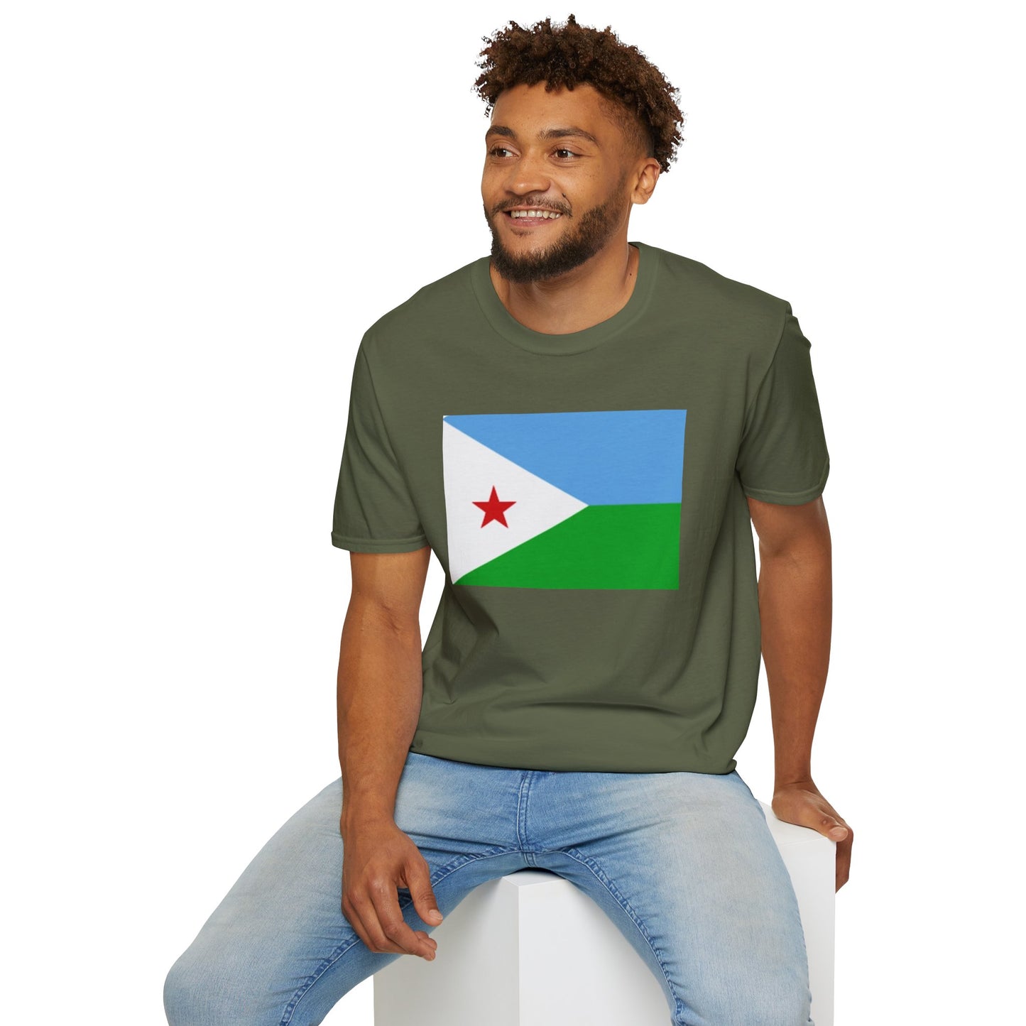 Unisex Softstyle T-Shirt -- Djibouti