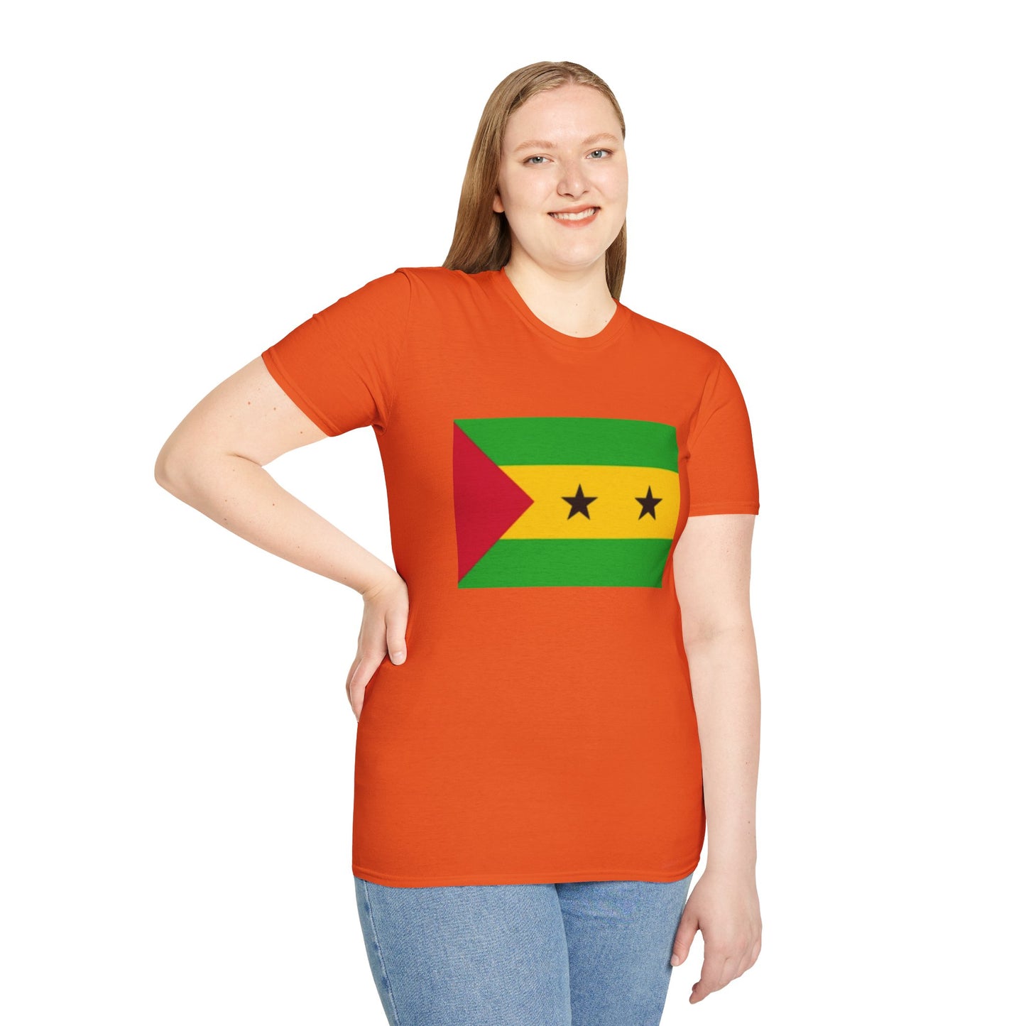 Unisex Softstyle T-Shirt -- Sao Tome and Principe