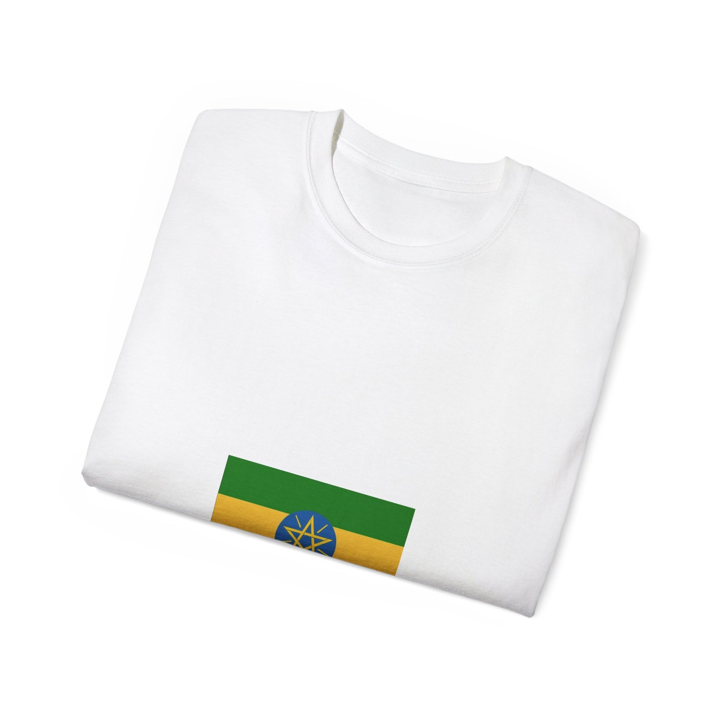 Unisex Ultra Cotton Tee -- Ethiopian Federal Flag Tshirt