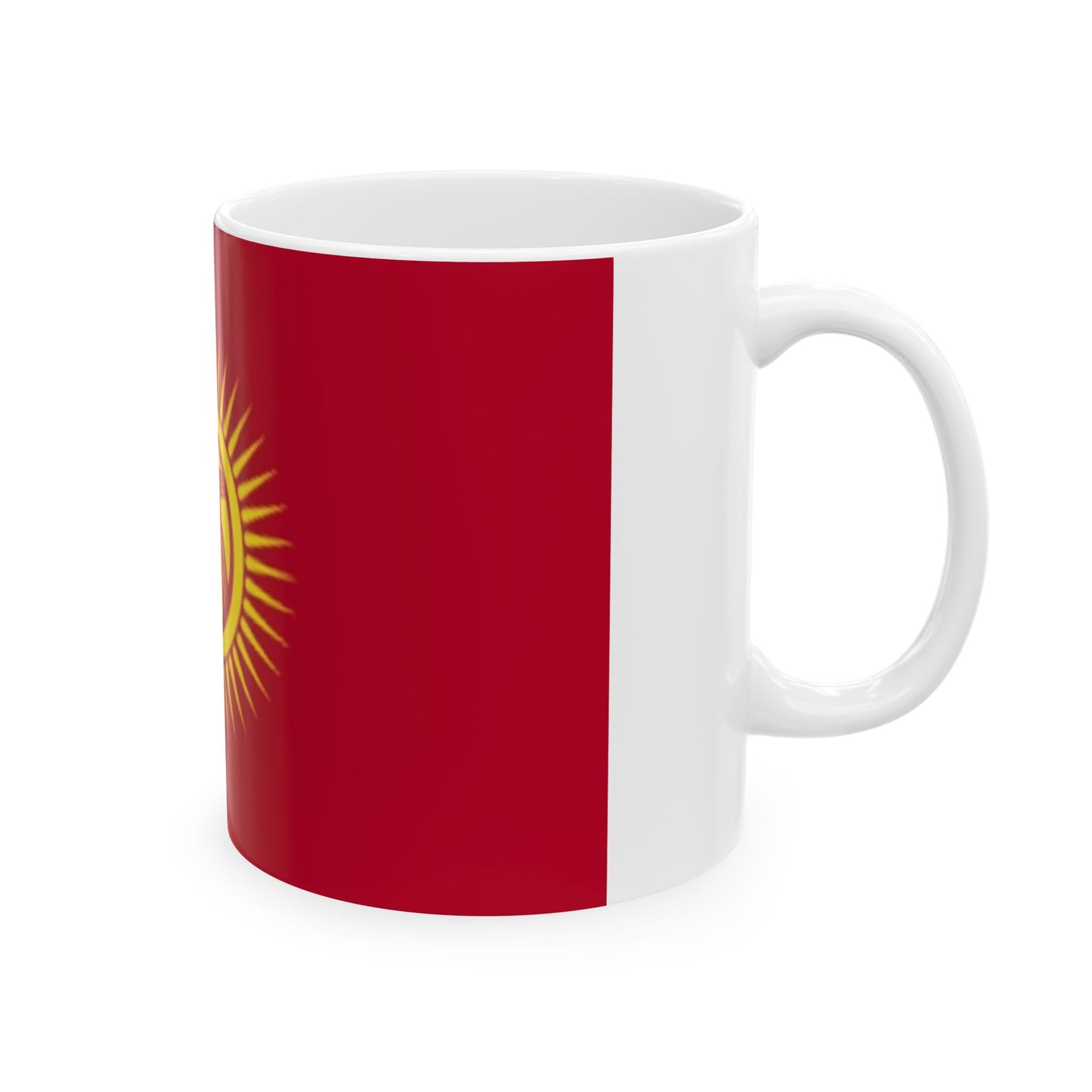 Ceramic Mug, 11oz -- Kyrgyzstan