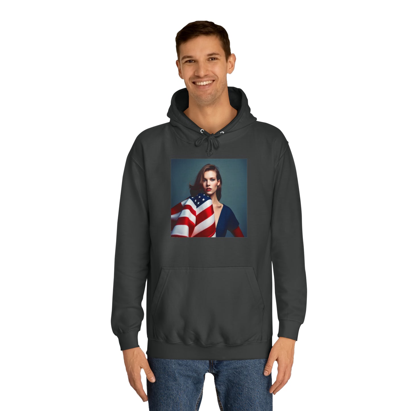 Unisex College Hoodie USA