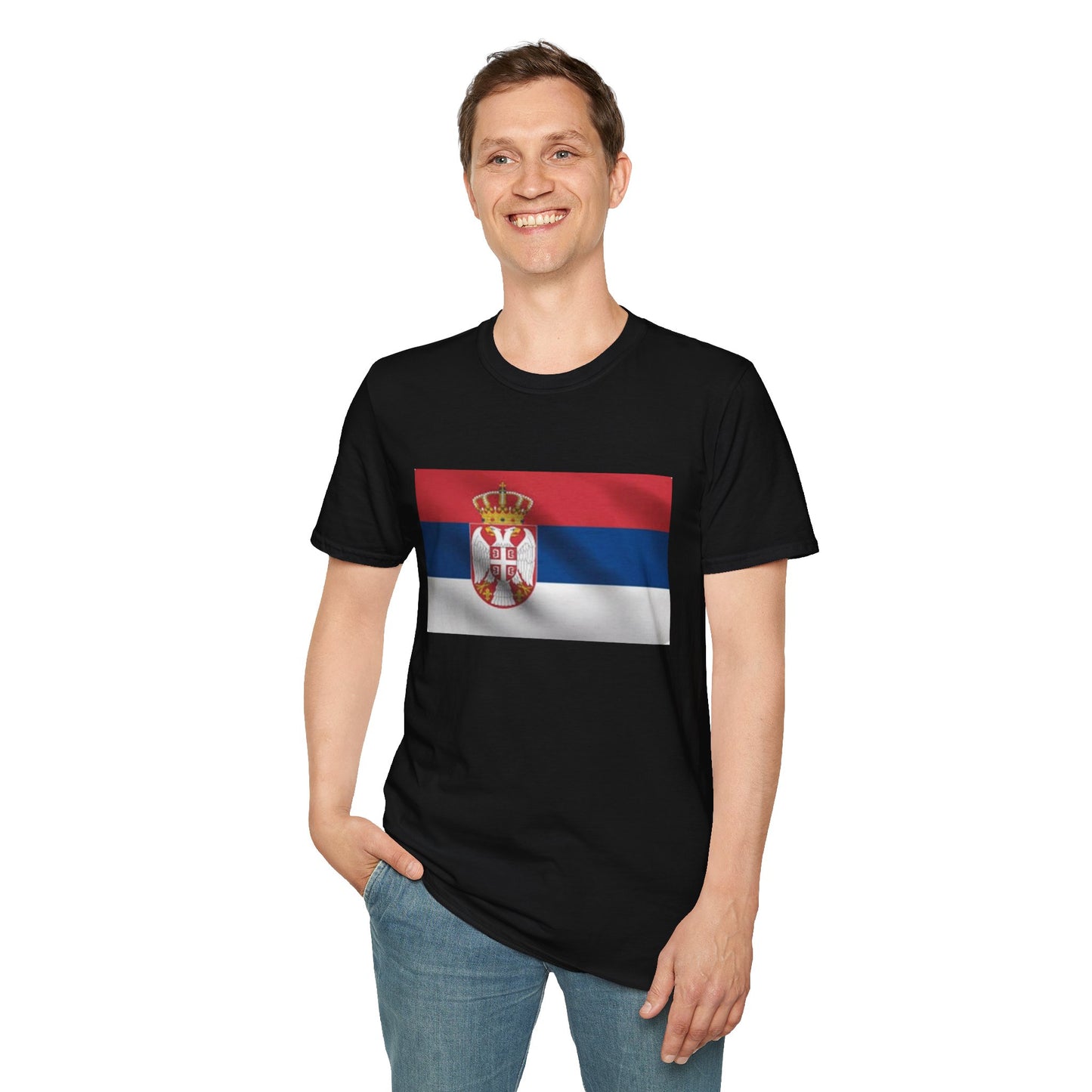 Unisex Softstyle T-Shirt -- Serbia