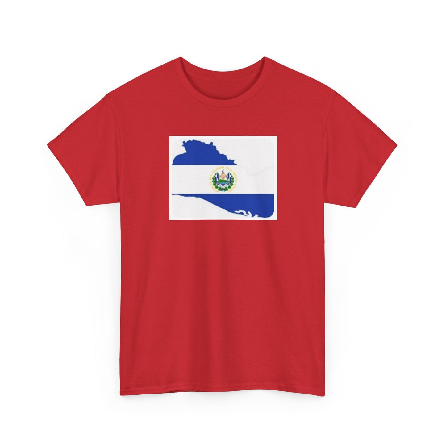 Unisex Heavy Cotton Tee -- el Salvador flag and map