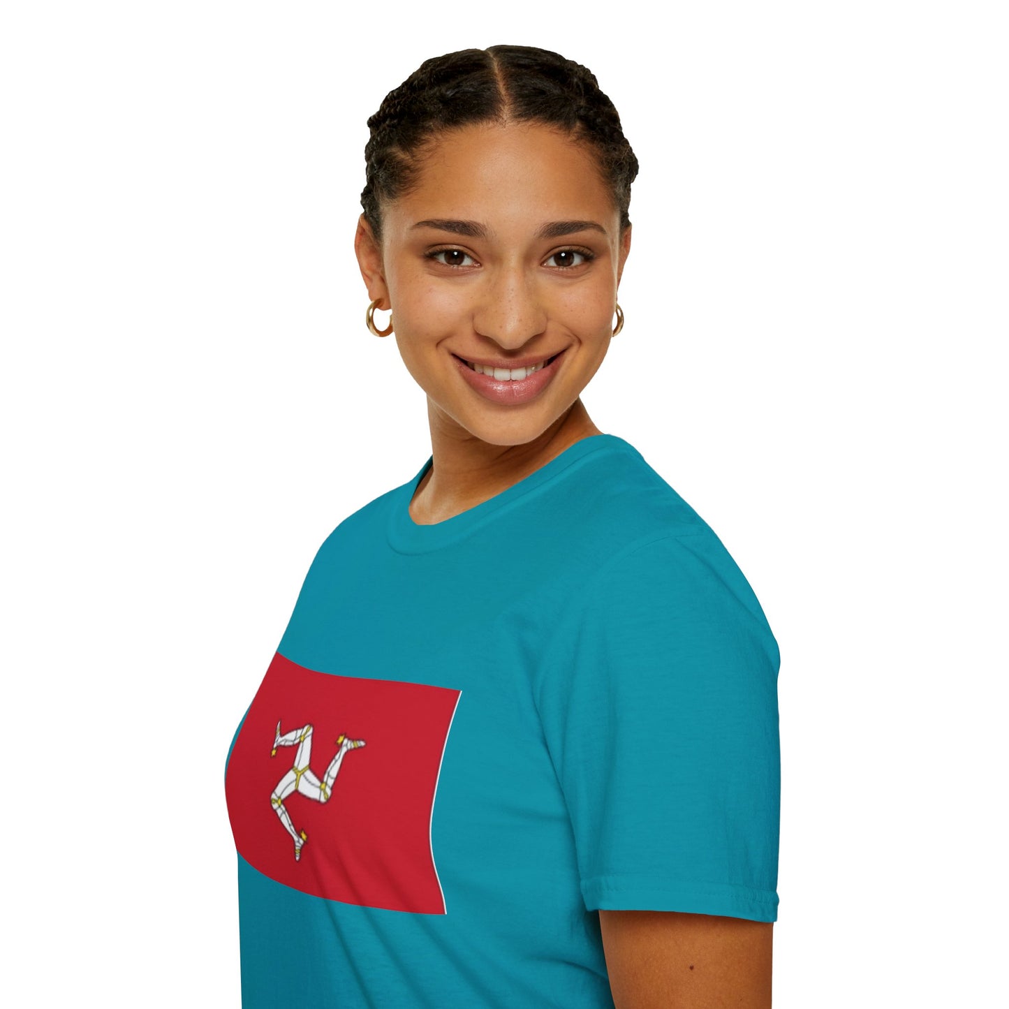 Unisex Softstyle T-Shirt -- Isle of Man