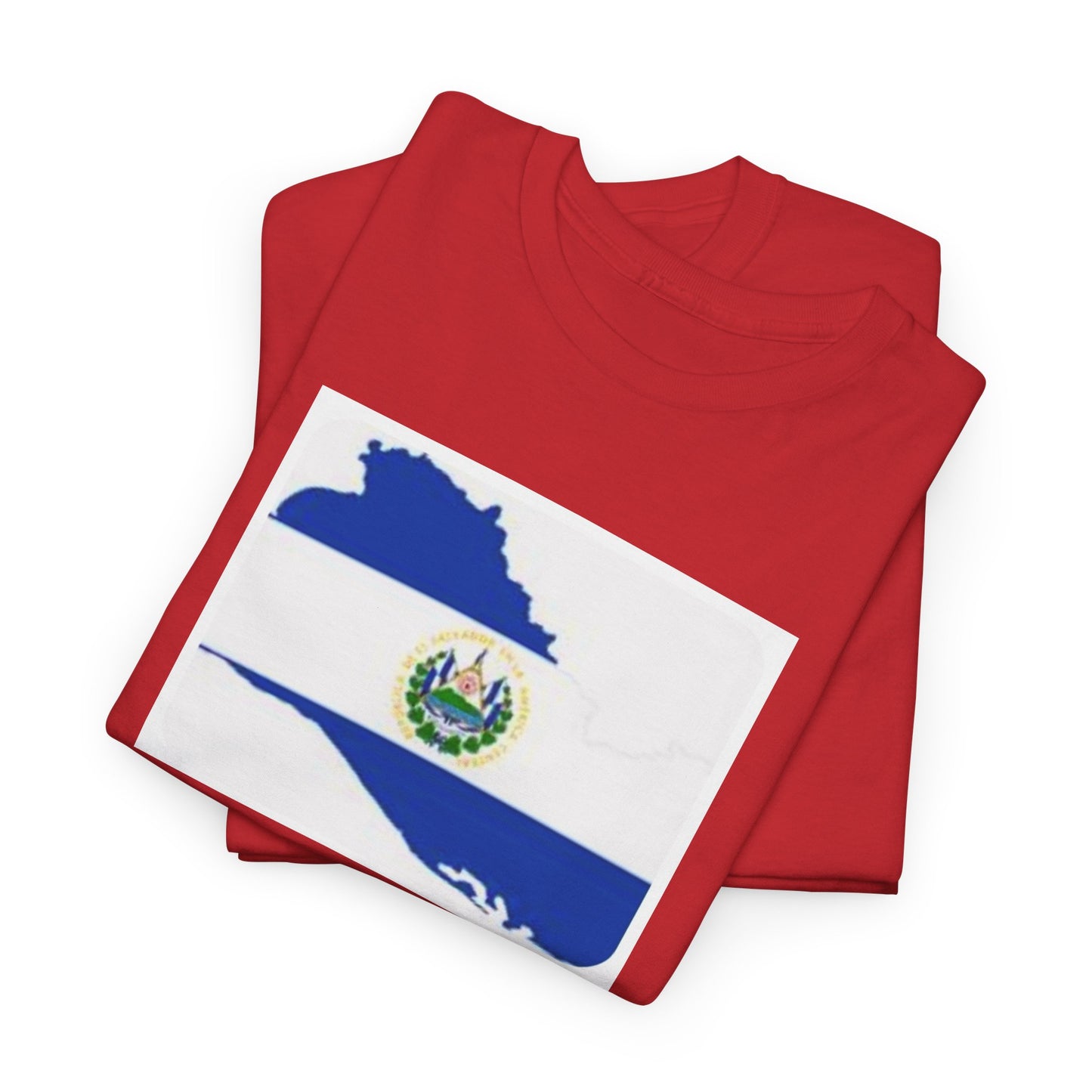 Unisex Heavy Cotton Tee -- el Salvador flag and map
