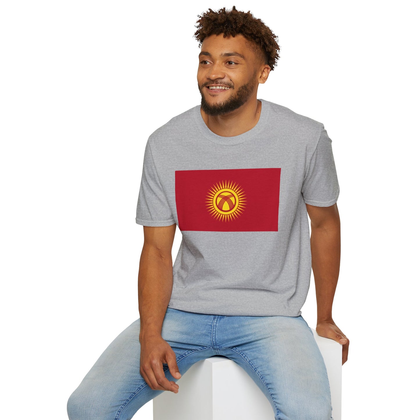 Unisex Softstyle T-Shirt -- Kyrgyzstan
