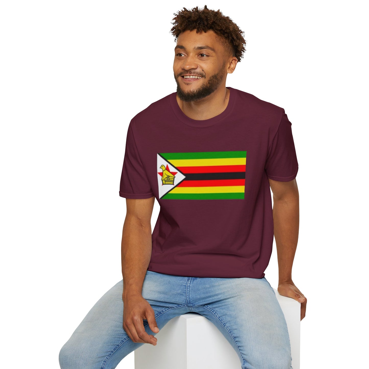 Unisex Softstyle T-Shirt -- Zimbabwe