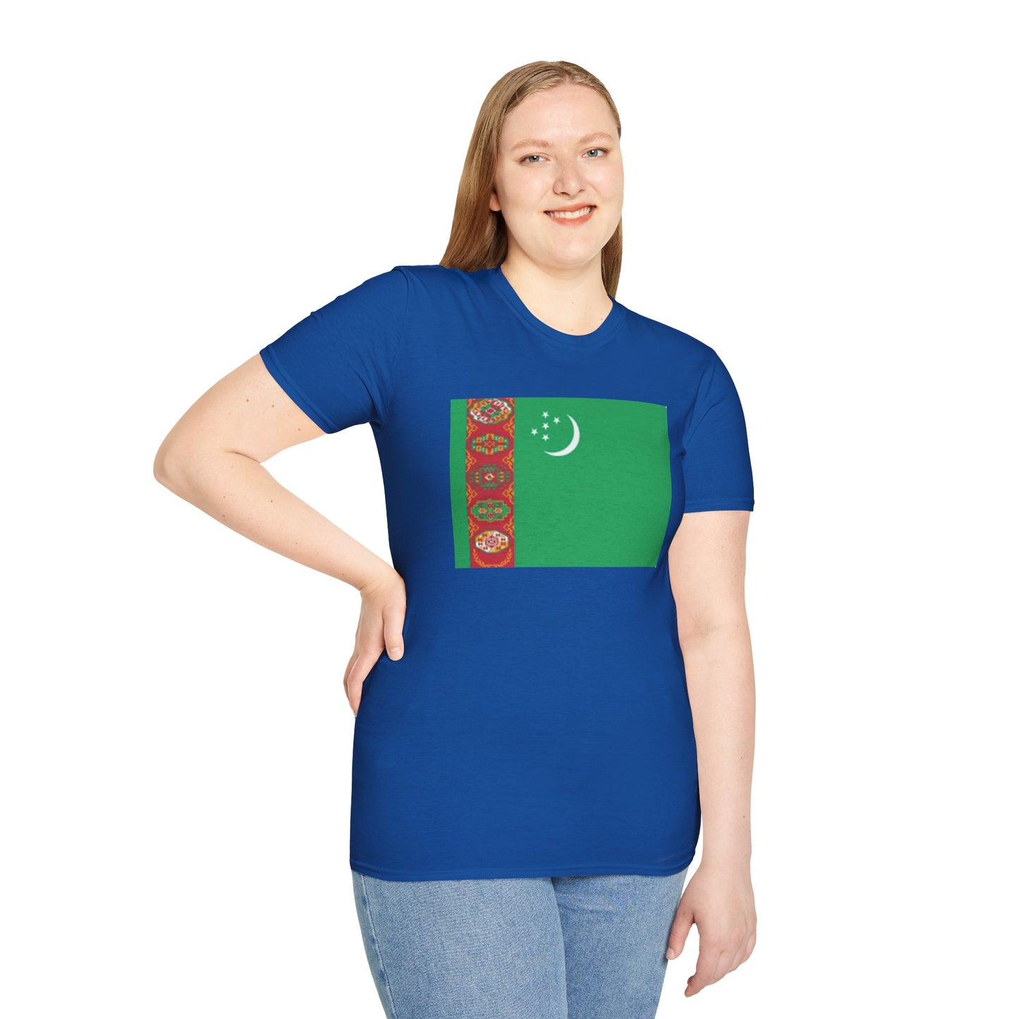 Unisex Softstyle T-Shirt -- Turkmenistan