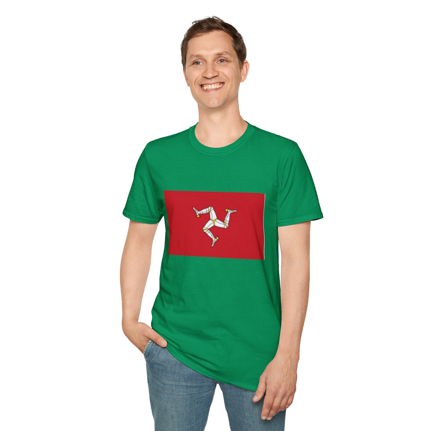 Unisex Softstyle T-Shirt -- Isle of Man