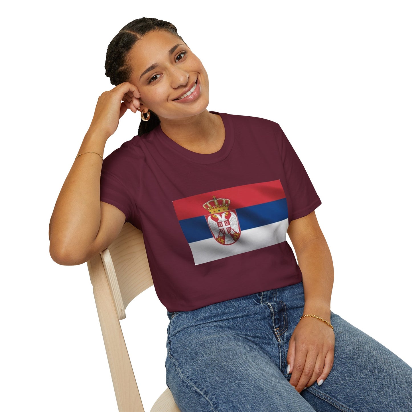Unisex Softstyle T-Shirt -- Serbia