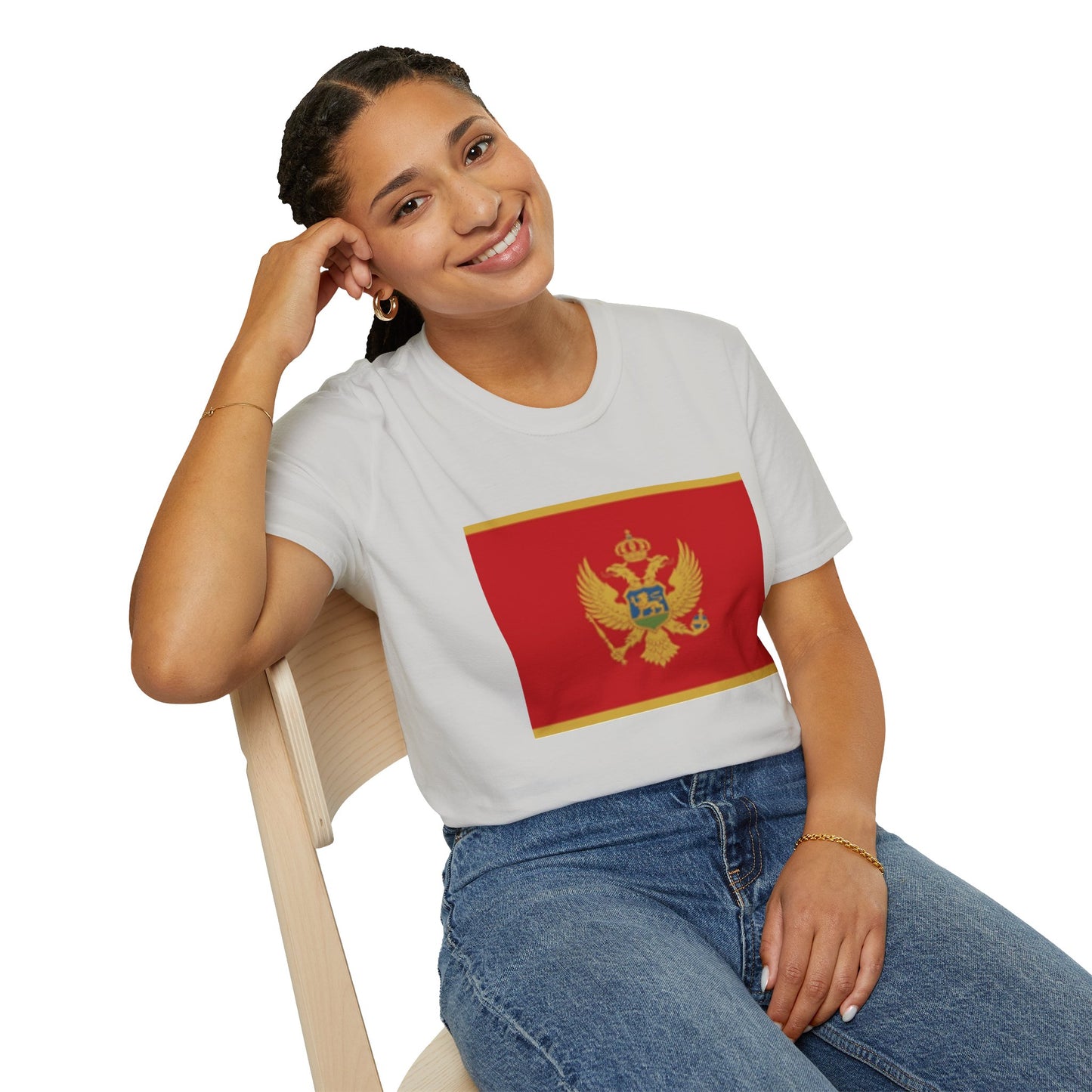 Unisex Softstyle T-Shirt -- Montenegro